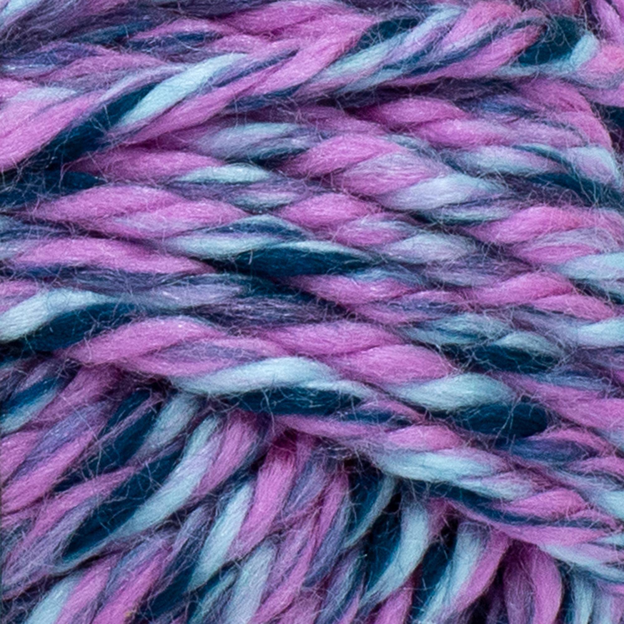 Lion Brand Yarn Hometown Super Bulky Yarn for Knitting, Crocheting & Crafting - 1 Pack (Jacksonville Taffy) - Perfect for Blankets, Scarves & Winter Accessories