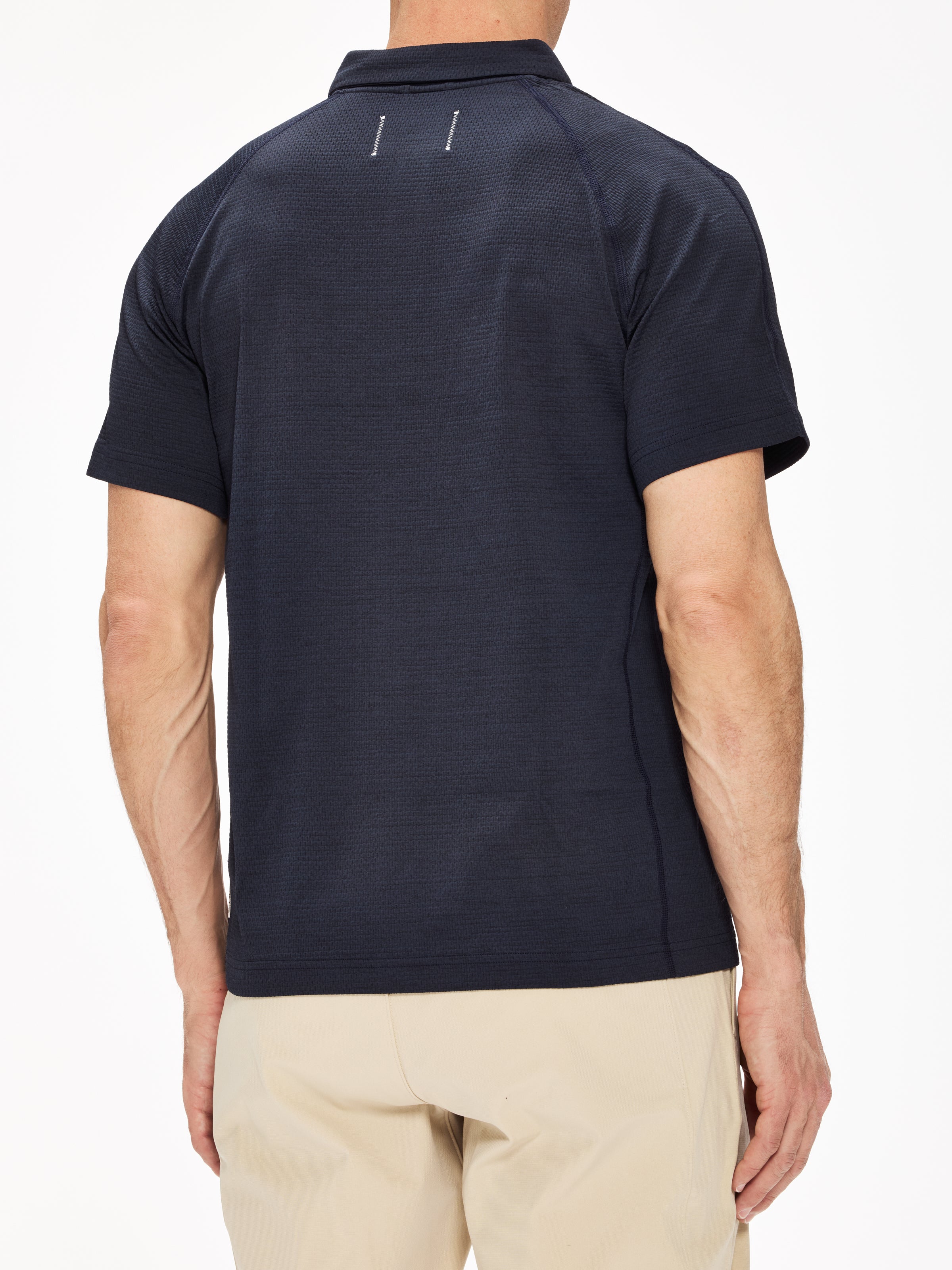 Reigning Champ Solotex Mesh Tiebreak Polo - Breathable Performance Tennis Shirt for Men | Perfect for Tennis, Golf & Casual Wear
