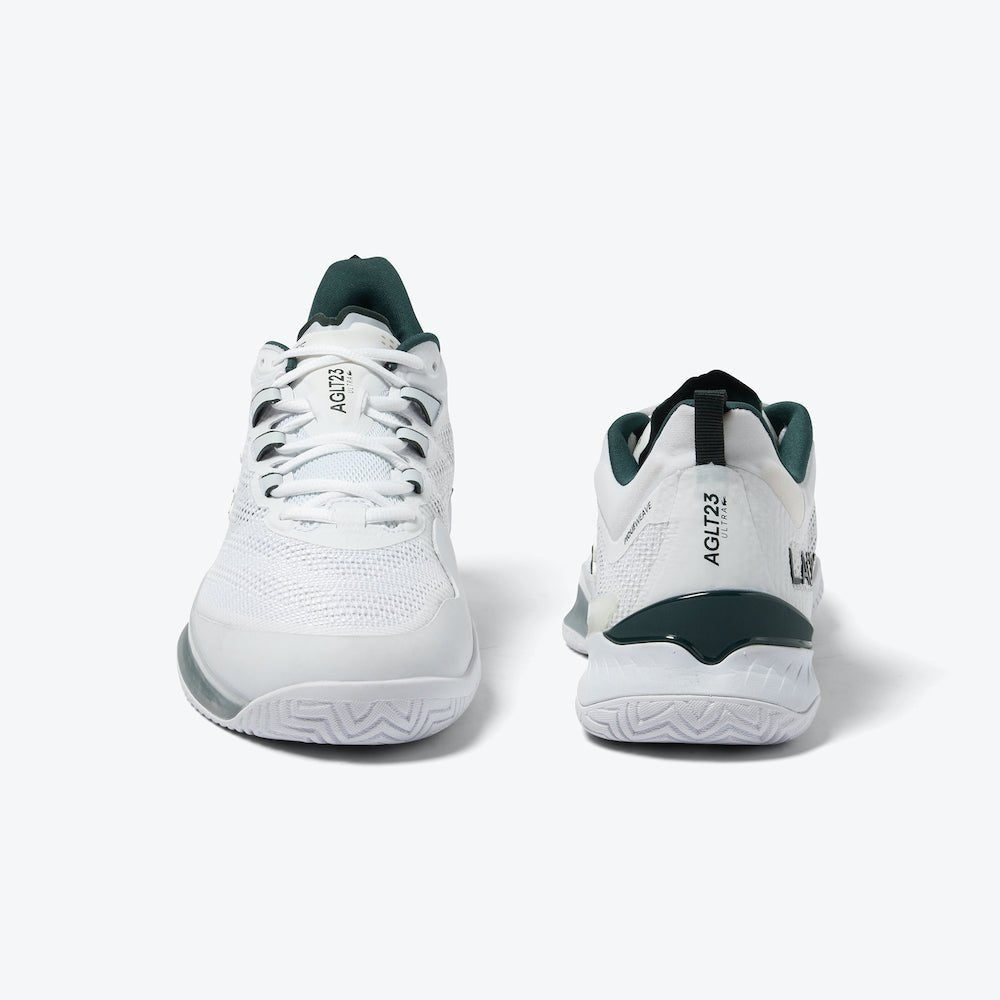 Lacoste AG LT23 Ultra Men's Tennis Shoes - White/Green | Lightweight Performance Sneakers for Court & Casual Wear | Perfect for Tennis, Gym & Everyday Use
