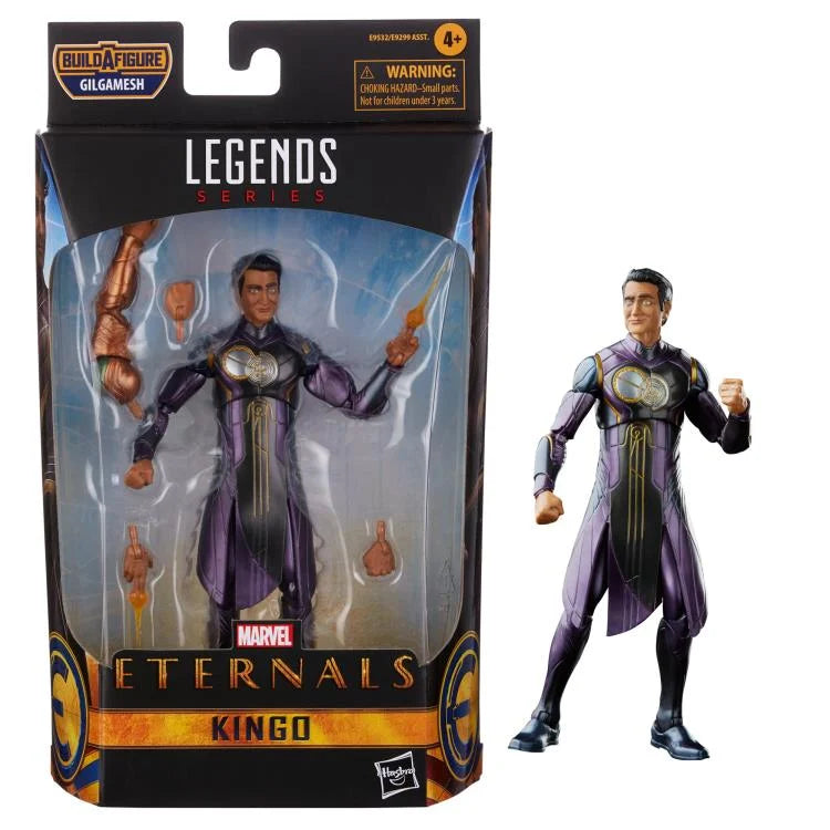 Eternals Marvel Legends Kingo Action Figure with Gilgamesh BAF | Collectible Superhero Toy for Display & Play | Perfect for Marvel Fans & Toy Collectors
