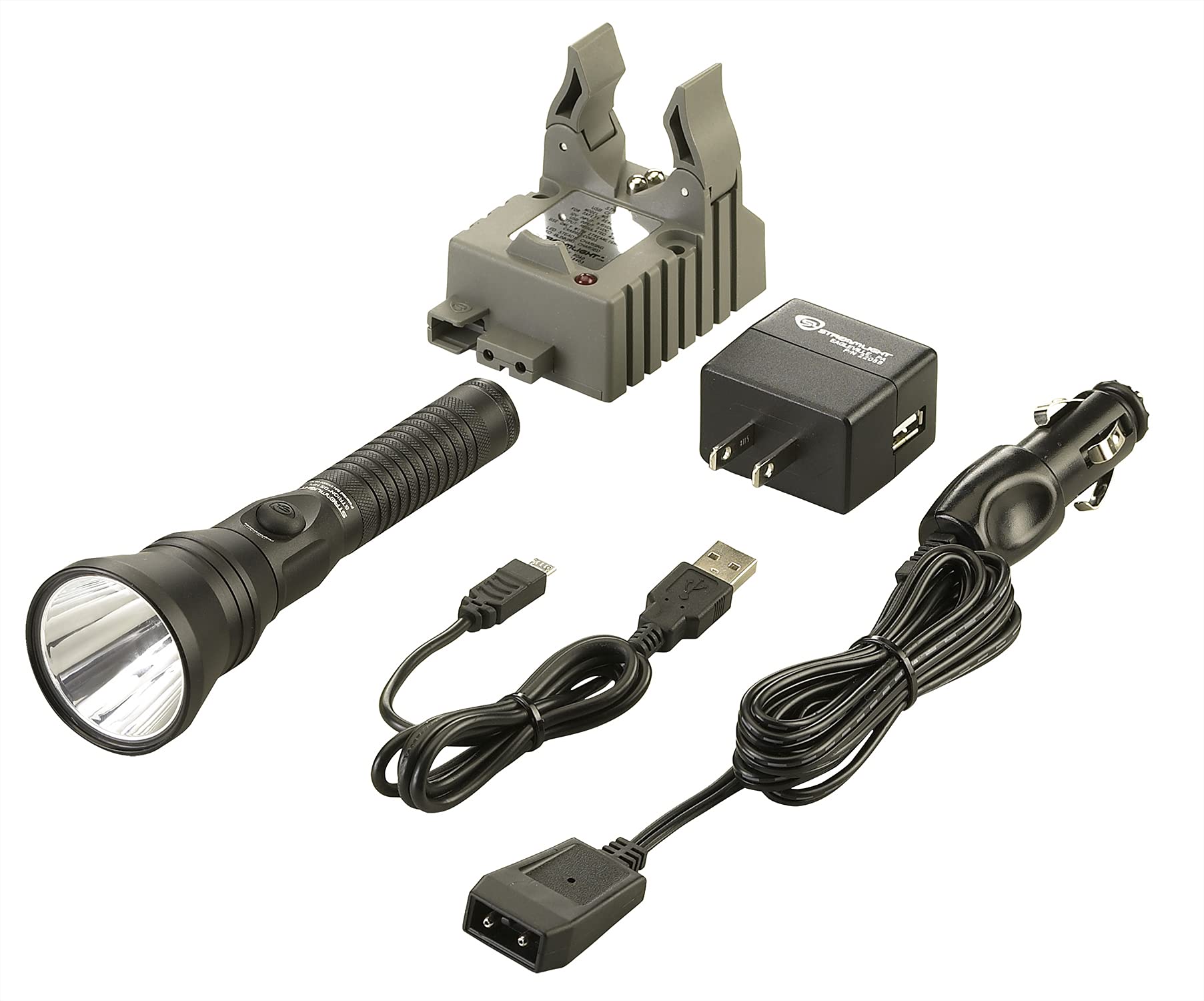 Streamlight Strion DS HPL 700 Lumen Rechargeable Dual Switch Flashlight - High Power LED Tactical Light for Police, Security, Camping & Emergency Use