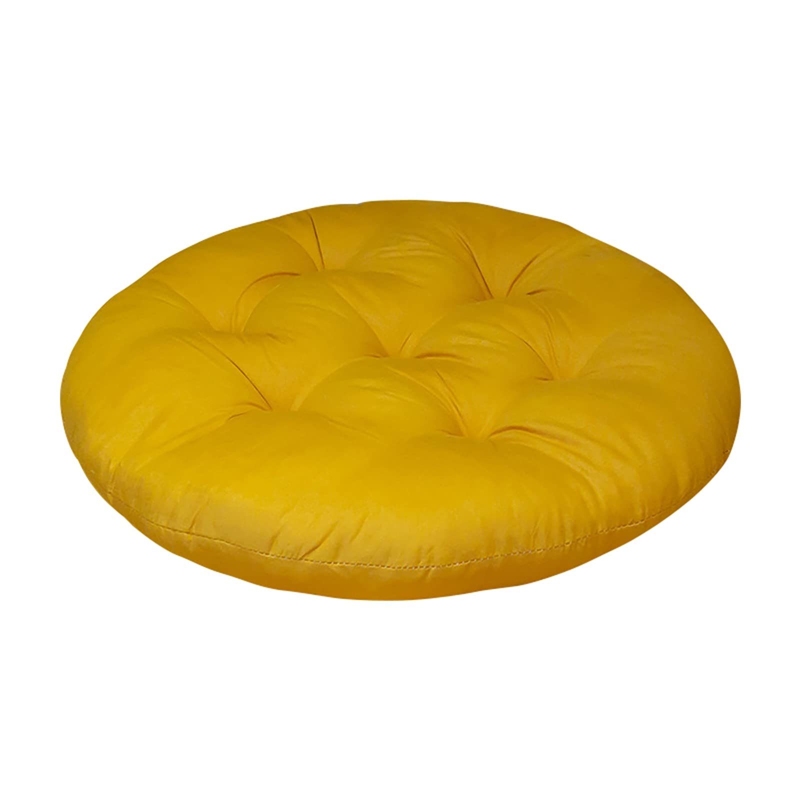 Round Cotton Seat Cushion - Garden, Patio, Wheelchair & Car Use - Soft Home Decor Mat for Chairs & Outdoor Furniture - Perfect for Relaxing in Backyard, Living Room or Vehicle