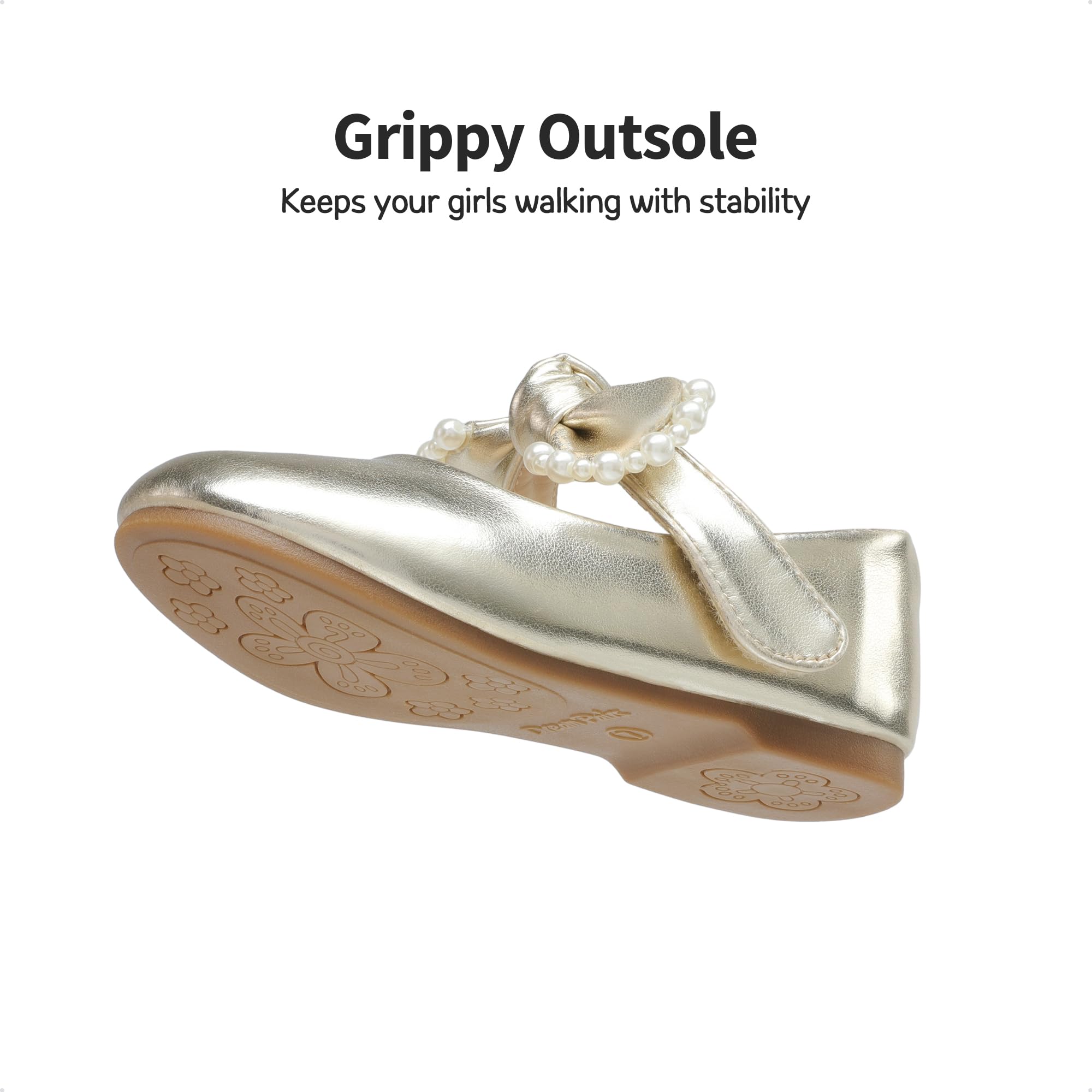 DREAM PAIRS Toddler Girls Flats - Mary Jane Ballet Dress Shoes for Little Girls | Comfortable & Stylish for School, Parties & Special Occasions