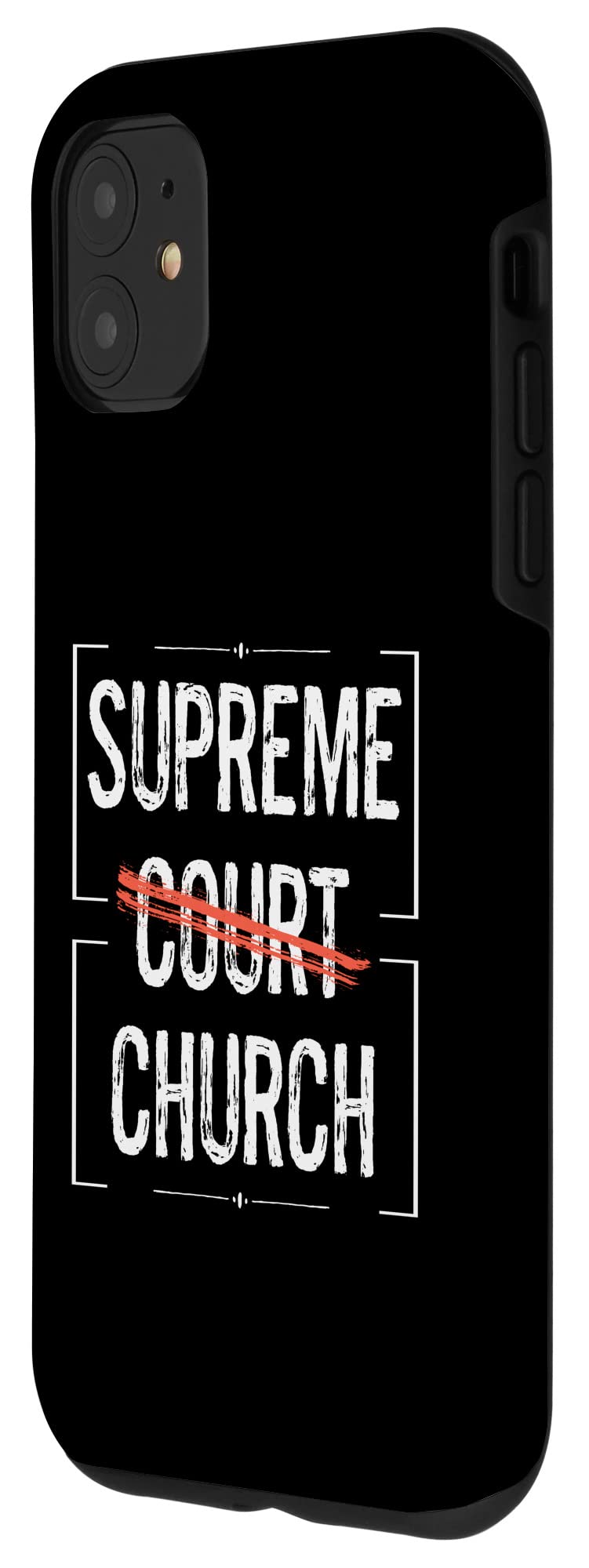 iPhone 11 Supreme Court Case Design Protective Cover - Stylish Phone Case for Women with Unique SCOTUS Artwork, Perfect for Daily Use & Political Statement