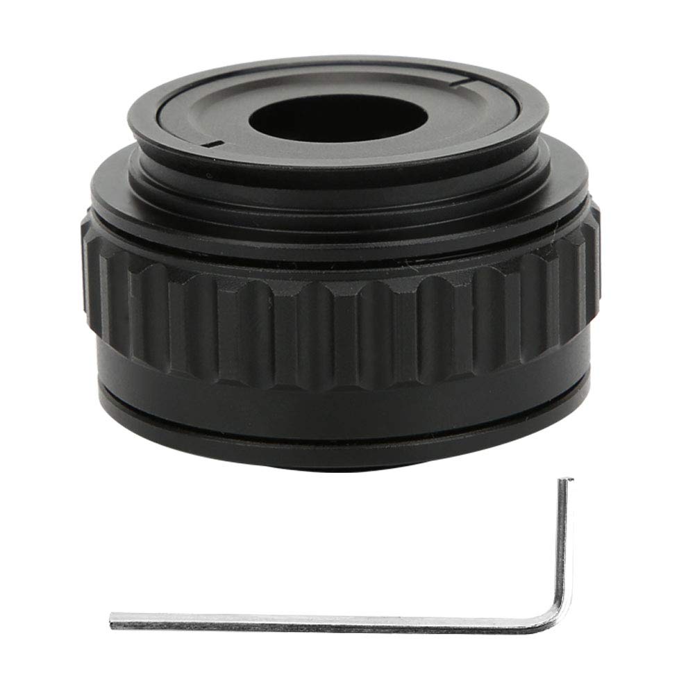 Estink 0.35X Microscope Adapter for CTV Cameras - Metal Eyepiece Lens Mount with Optical Glass for Trinocular Stereo Microscopes | Perfect for Lab Research, Jewelry Inspection & Electronics Repair