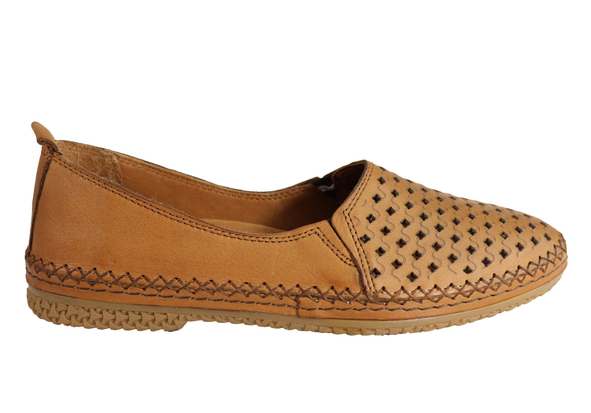 Orizonte Joy Women's Comfortable Soft Leather Flat Shoes - European Style Loafers for Casual Wear, Office & Walking