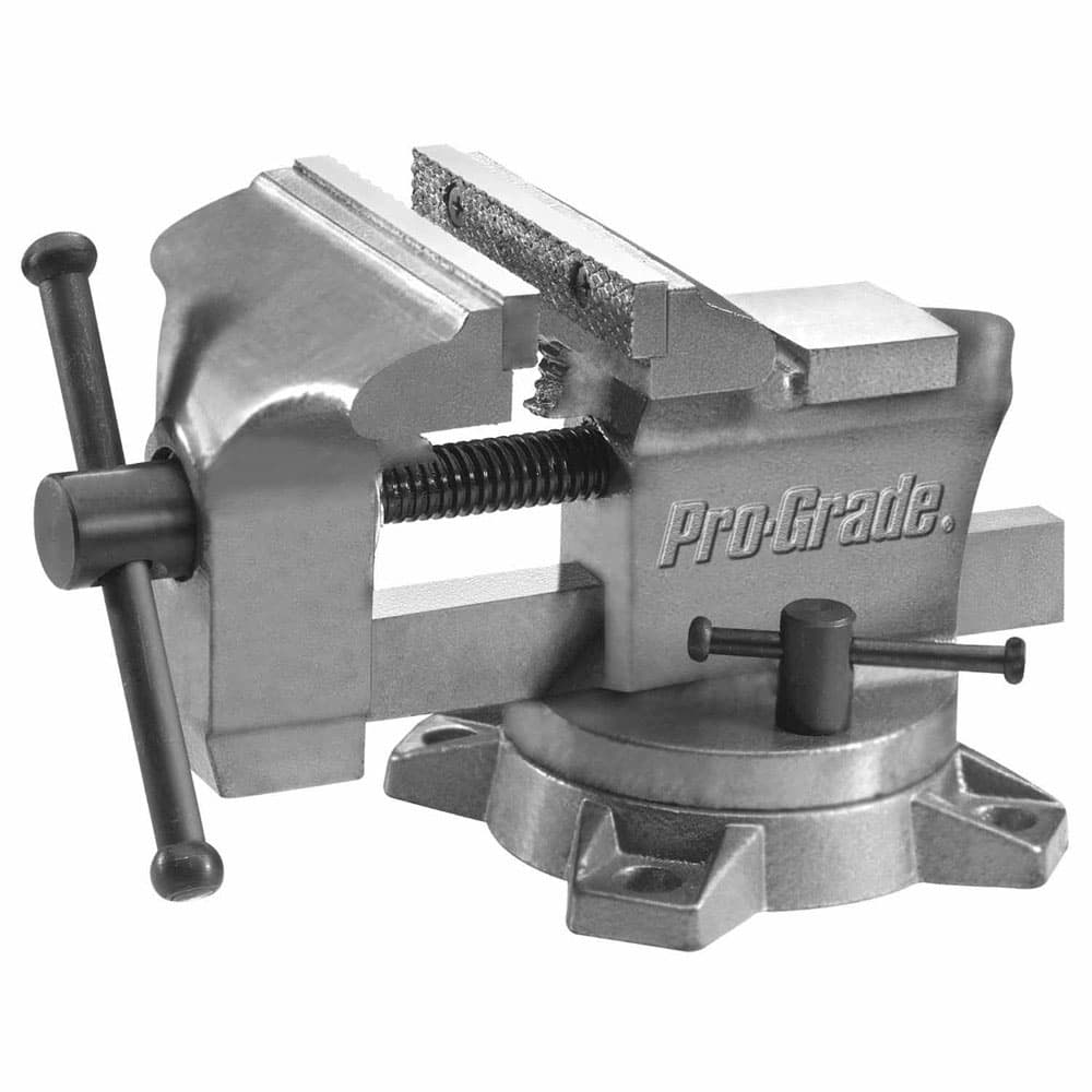 Allied 59110 4-Inch Heavy Duty Workshop Bench Vise - Perfect for Metalworking, Woodworking & DIY Projects in Home Garage or Workshop