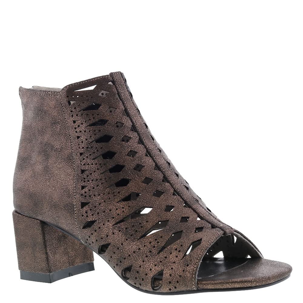 Bellini Jist Women's High Heel Laser Cut Sandals - Elegant Open-Toe Dress Shoes for Weddings, Parties & Evening Events