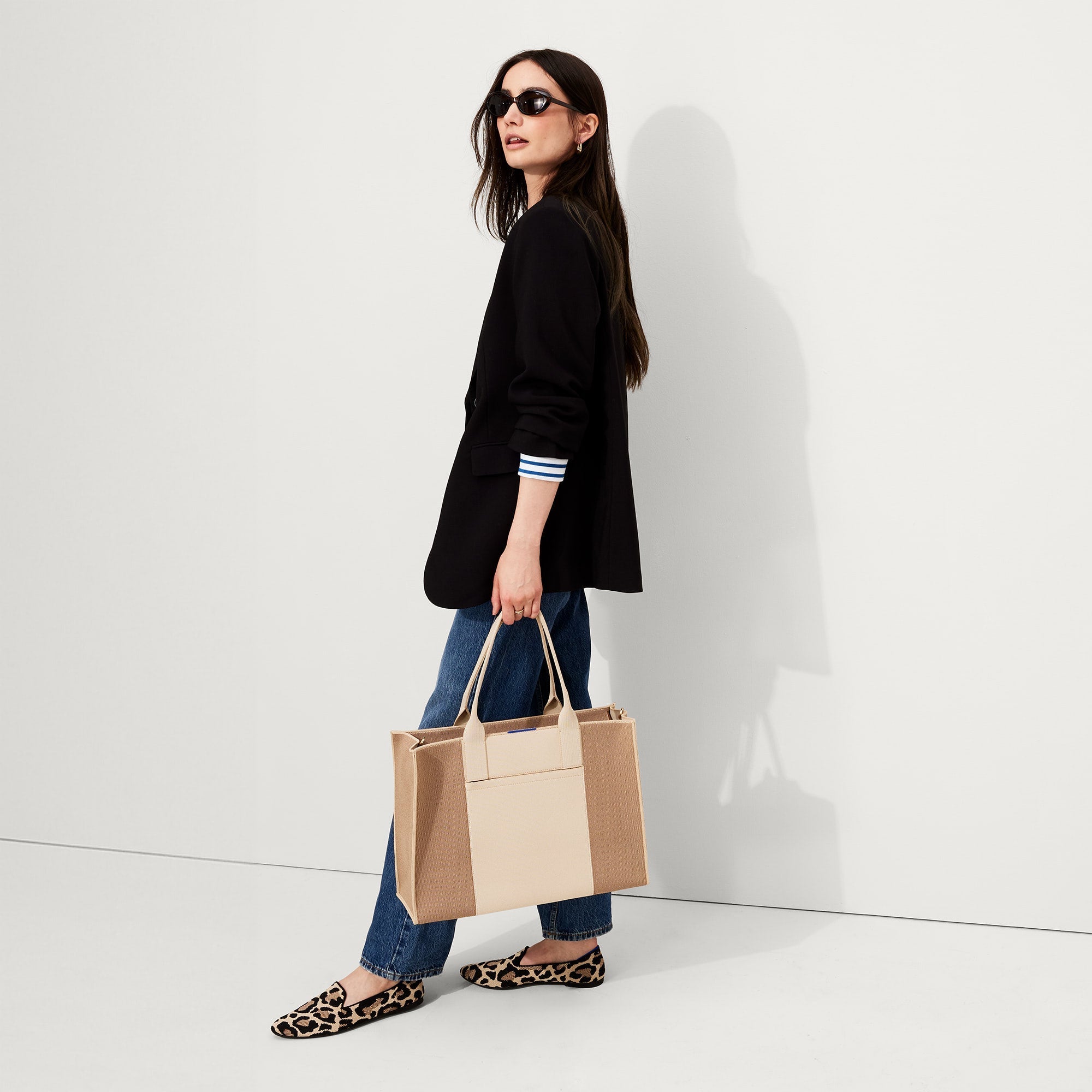 Soft Sesame Classic Tote Bag - Stylish & Durable Women's Handbag for Work, Travel & Everyday Use