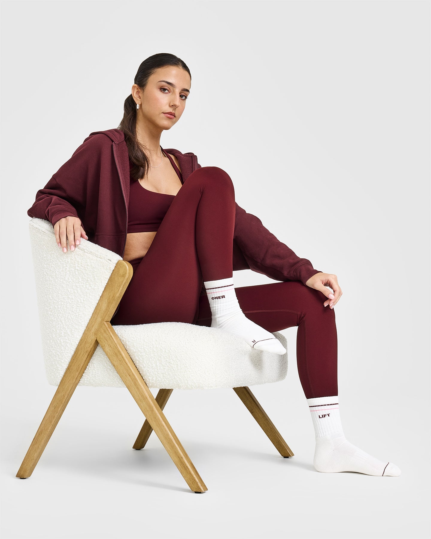 Oner Heart Crew Socks 3 Pack - Sweetie, Berry Bloom & Rosewood Colors | Soft Cotton Ankle Socks for Women | Perfect for Casual Wear, Gifts & Everyday Comfort