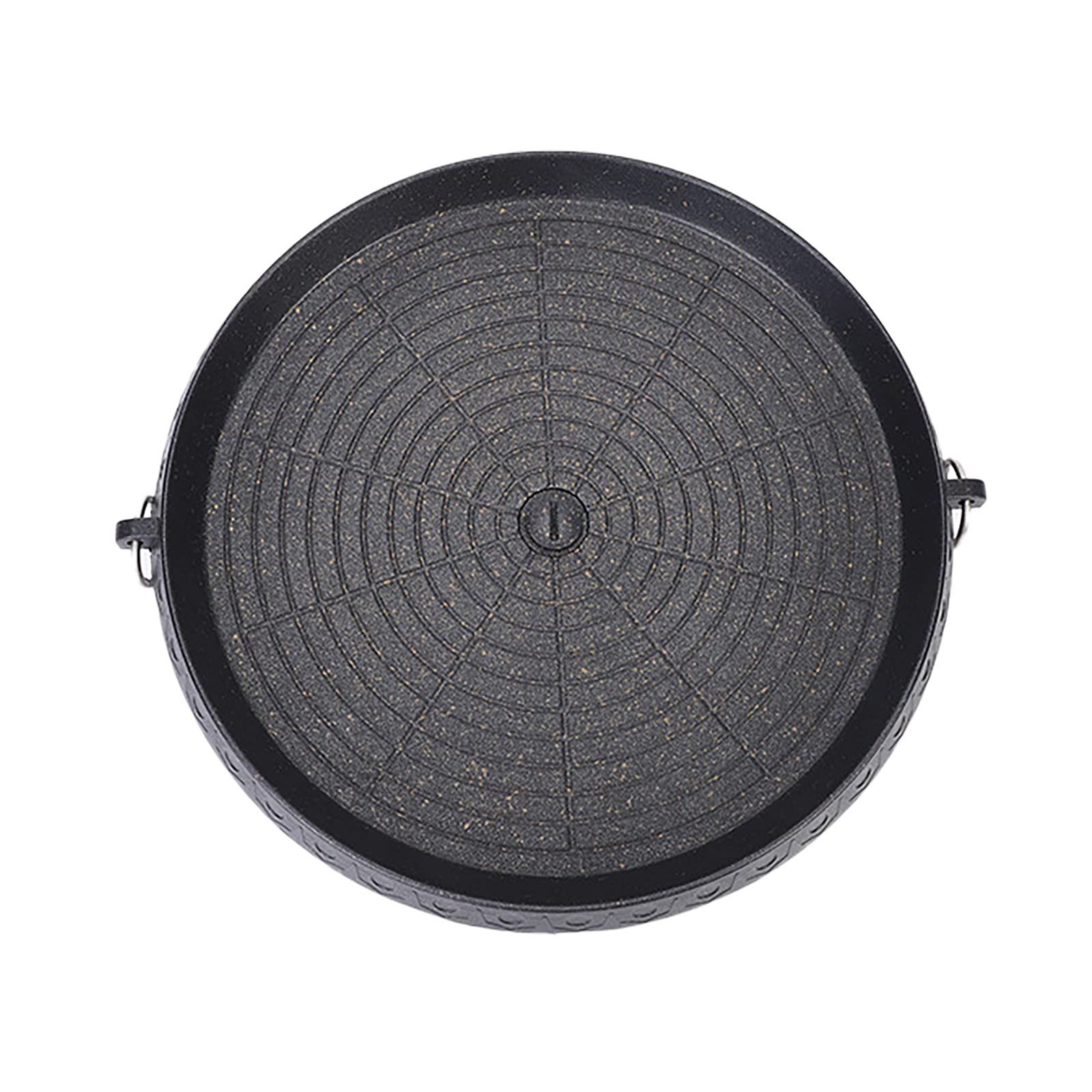 Premium Yiser Pan BBQ Camping Table - Round Gas Grill Plate with Baking Trays for Outdoor Cooking, Bulgogi, Oven Use & More (Multicolor, One Size) - Perfect for Backyard BBQs, Camping Trips & Family Gatherings