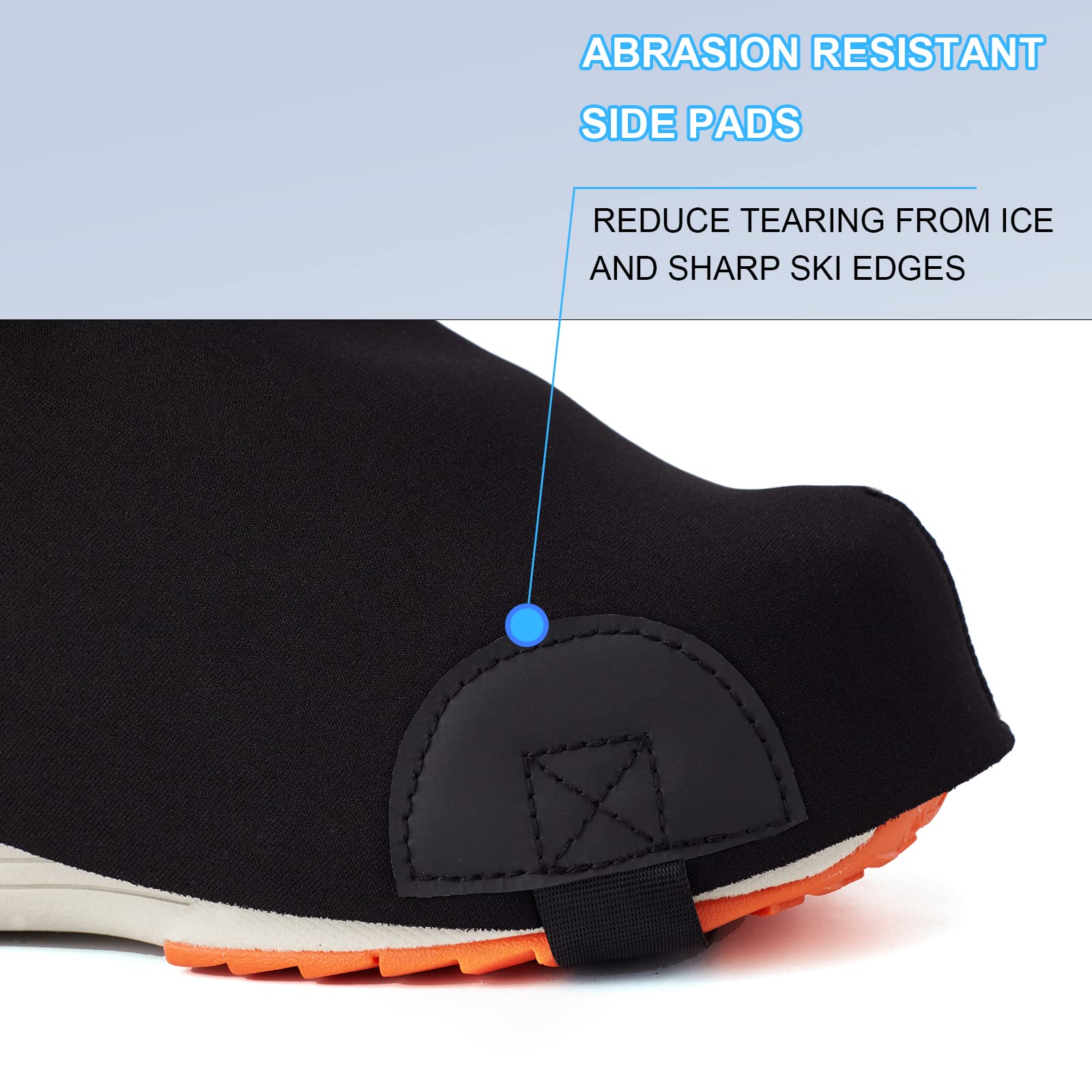 QEES Insulated Ski Boot Covers - Waterproof Hunting & Snow Boot Warmers for Men & Women - Perfect for Winter Sports, Outdoor Activities & Gifts
