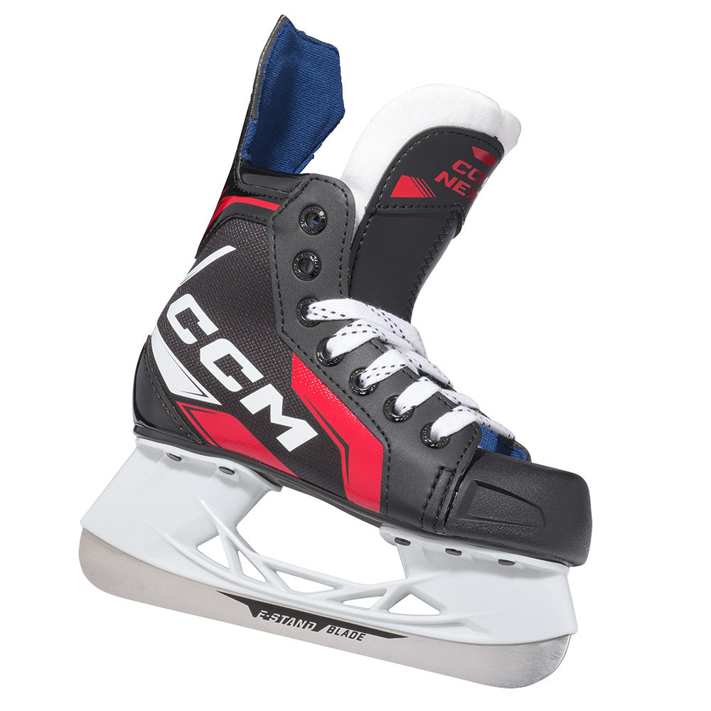 CCM Next Youth Ice Hockey Skates - Lightweight Performance Skates for Kids - Perfect for Ice Rink Practice & Youth Hockey Games
