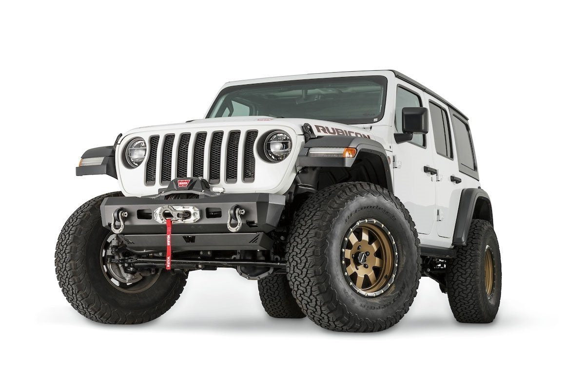 2024 Jeep JL & JT Elite Series Stubby Bumper | Heavy Duty Off-Road Front Bumper for 2018-2024 Jeep Wrangler & Gladiator | Perfect for Rock Crawling & Overlanding Adventures
