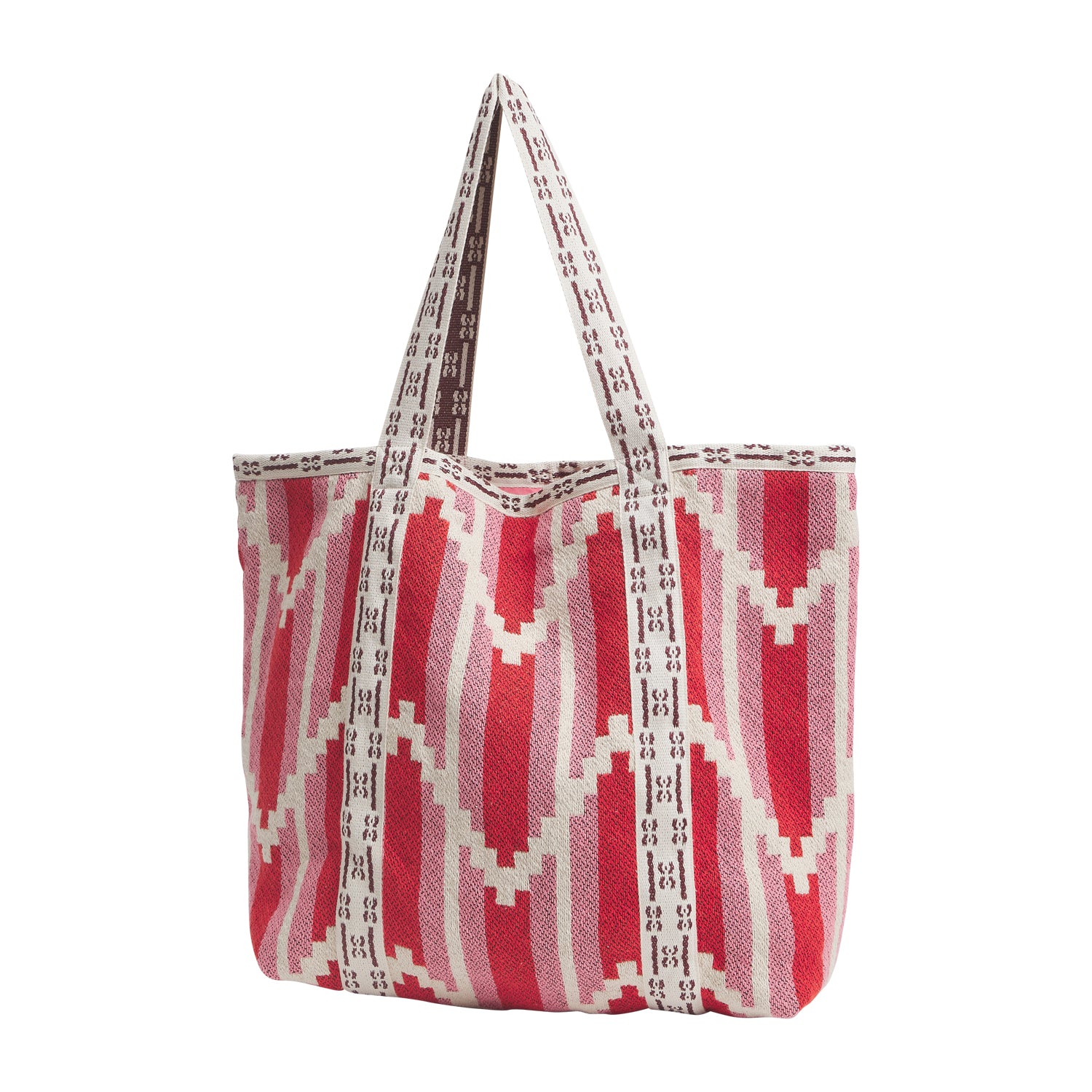 Nisha Woven Tote Bag - Stylish Handmade Cotton Shoulder Bag for Women | Perfect for Shopping, Beach, Work & Travel Accessories