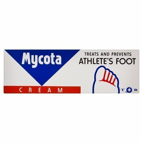 Mycota Athletes Foot Cream 25g - Fast-Acting Antifungal Treatment for Itchy, Cracked Feet - Free Shipping Included | Ideal for Gym, Pool & Sports Locker Rooms