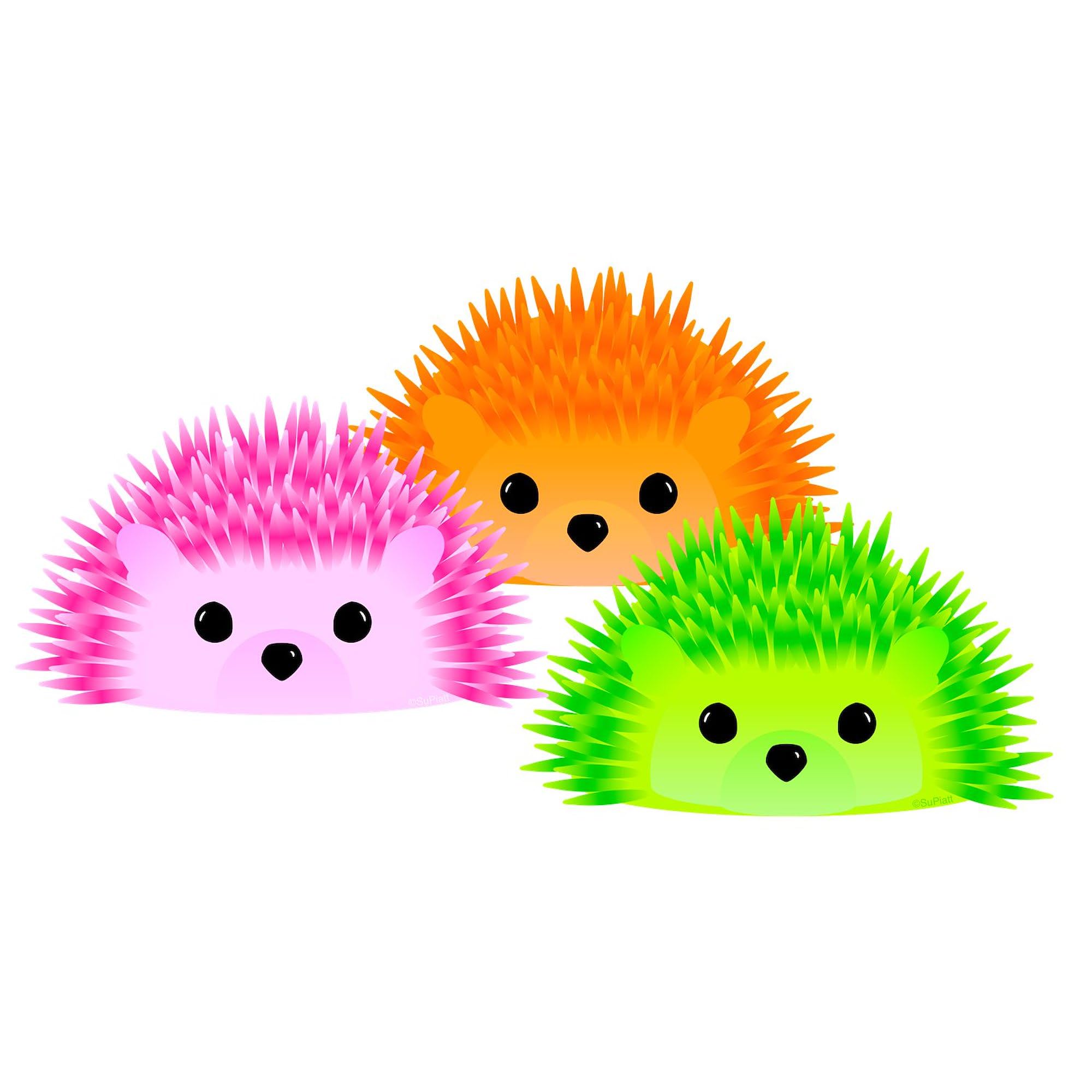 Hedgy, Vedgy, and Sedgwick 3x3 Inch Square Bumper Sticker - Funny Car Decal for Windows, Laptops & DIY Projects - Waterproof Vinyl Sticker by CafePress