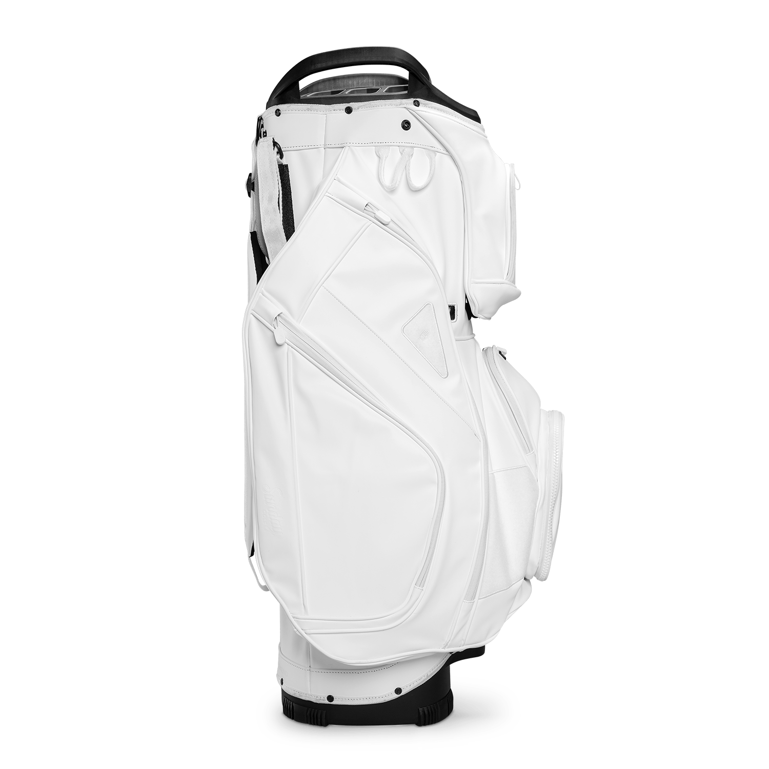 Sunday Golf The Big Rig S Class | Premium White Vegan Leather Golf Bag – Perfect for Weekend Golfers & Eco-Friendly Enthusiasts