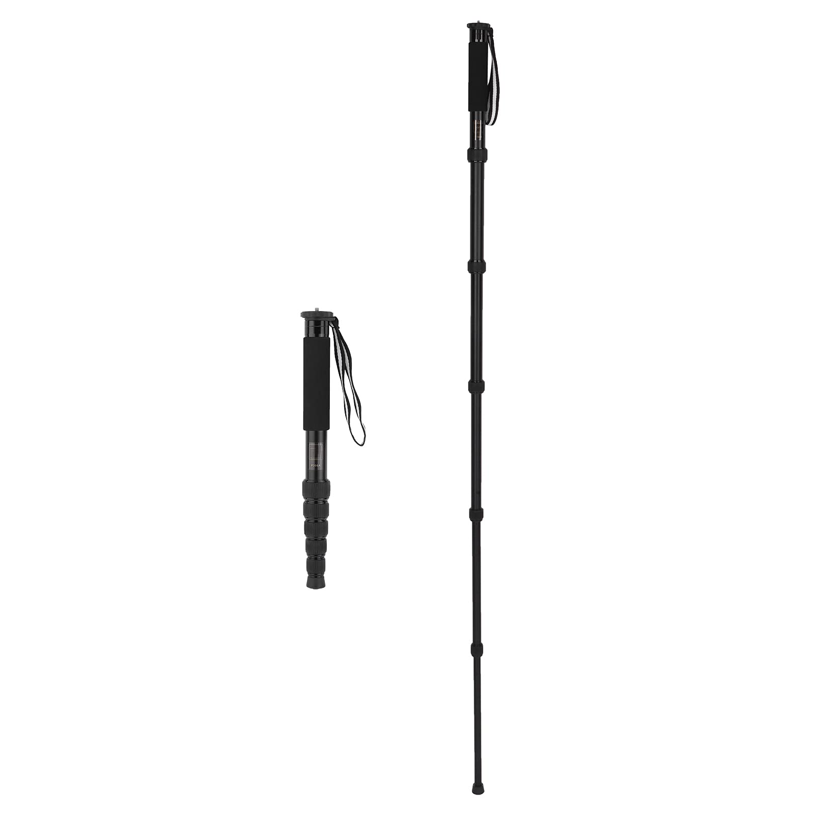 Luroze Aluminum Alloy Camera Monopod Stick - Portable Unipod Stand with Storage Bag for DSLR Camera & Smartphone - Perfect for Vlogging, Travel Photography & Outdoor Shooting
