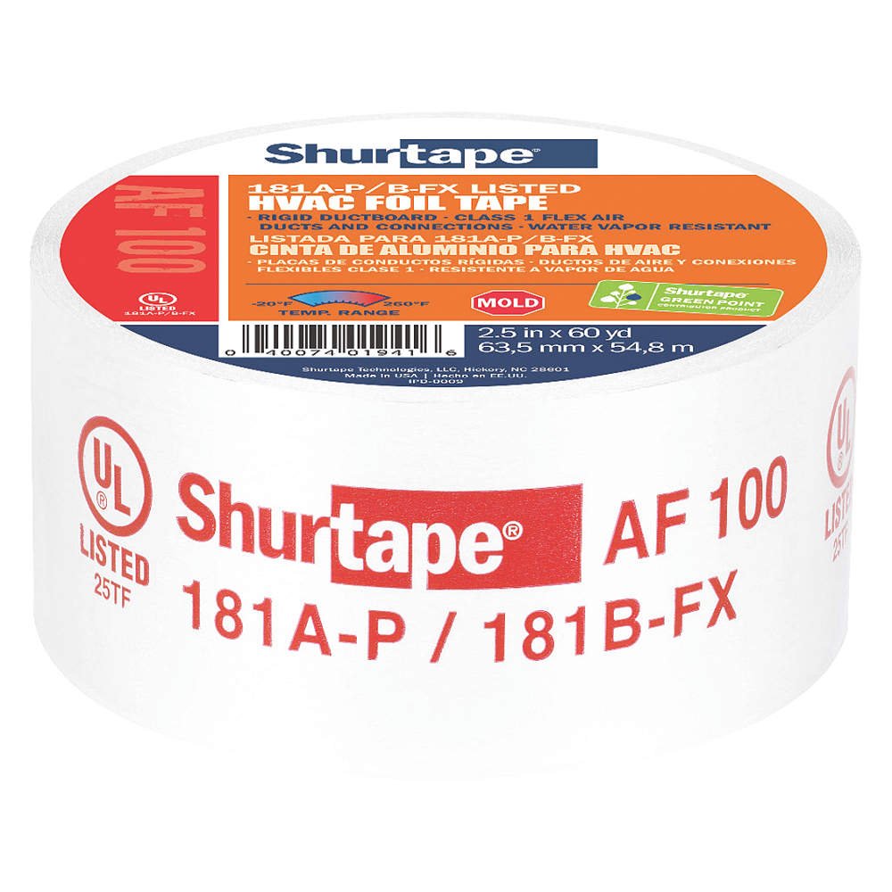 Premium Silver Aluminum Foil Tape - 60 Yards Long, High-Temperature Resistant for HVAC, Duct Sealing, Insulation & DIY Home Repairs