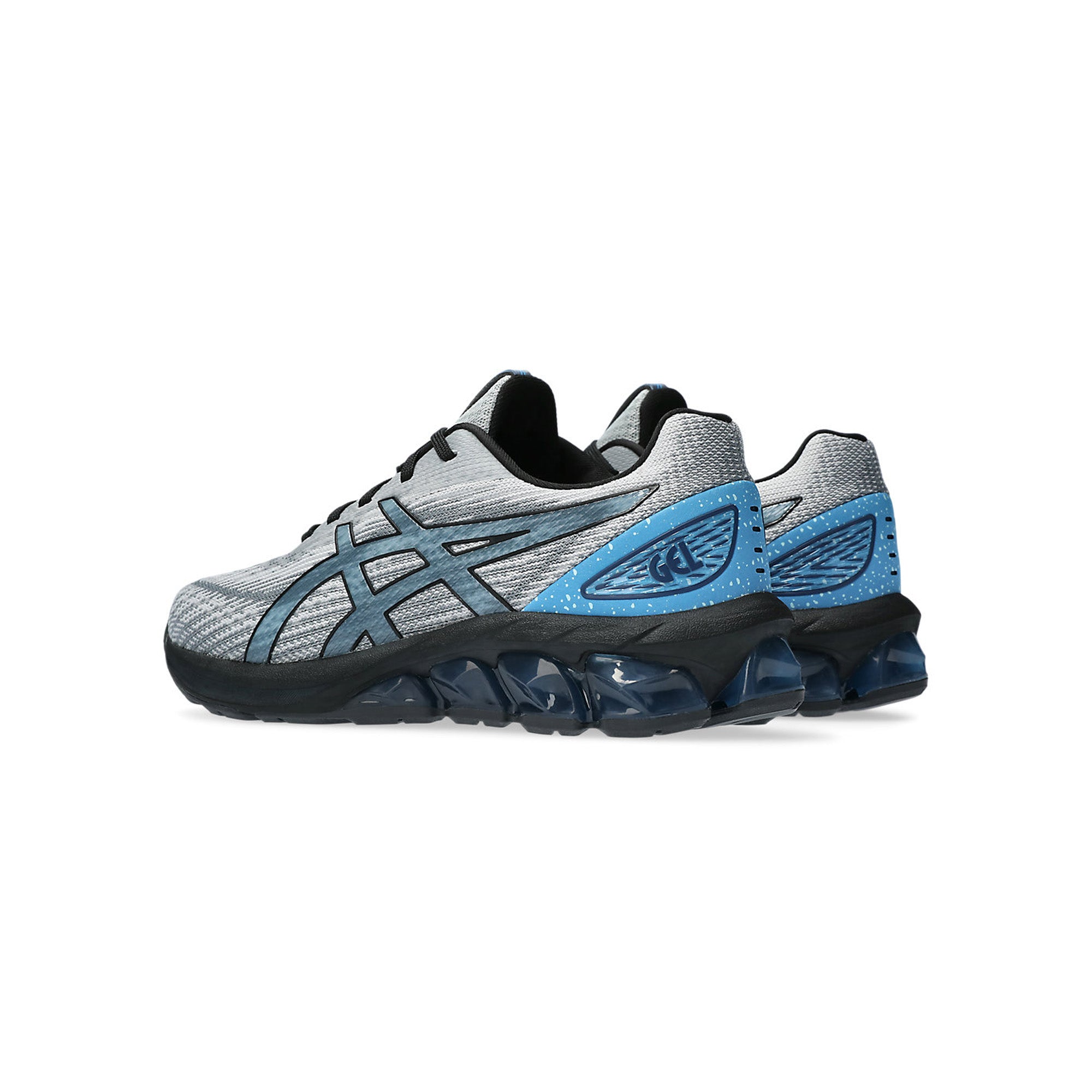 ASICS GEL QUANTUM 180 VII Running Shoes for Women - Sheet Rock/Dolphin Blue - Lightweight Cushioned Sneakers for Jogging, Gym Workouts & Everyday Wear