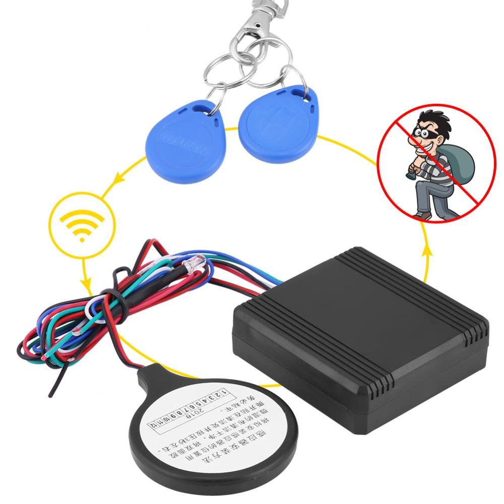 Anti-Theft Scooter Alarm with Security Sensor - Waterproof Motorcycle Alarm for Scooters & Bikes | Perfect for Urban Commuting & Parking Safety