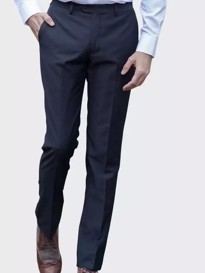 Men's Slim Fit Dinner Trousers for Wedding & Formal Events - Premium Dress Pants for Business, Parties & Special Occasions