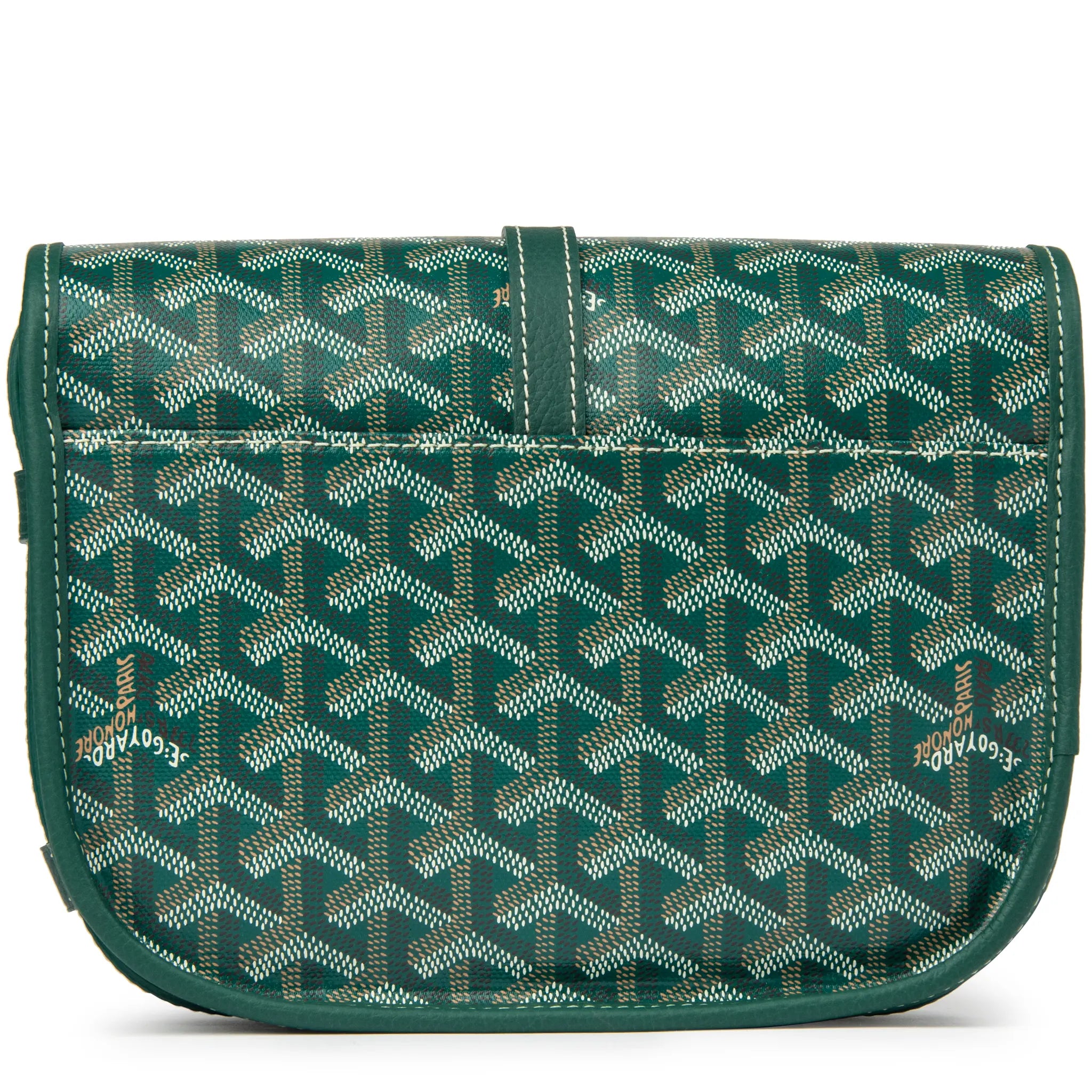 Goyard Goyardine Belvedere II Green PM Messenger Bag - Luxury Crossbody Shoulder Bag for Women & Men - Perfect for Work, Travel & Daily Use