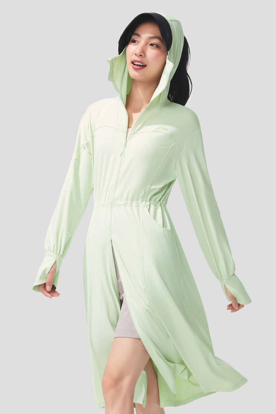Ease Women's Full Protection Loose Long Sun Jacket UPF 50+ UV Protective Cover-Up for Beach, Pool & Outdoor Activities - AL824