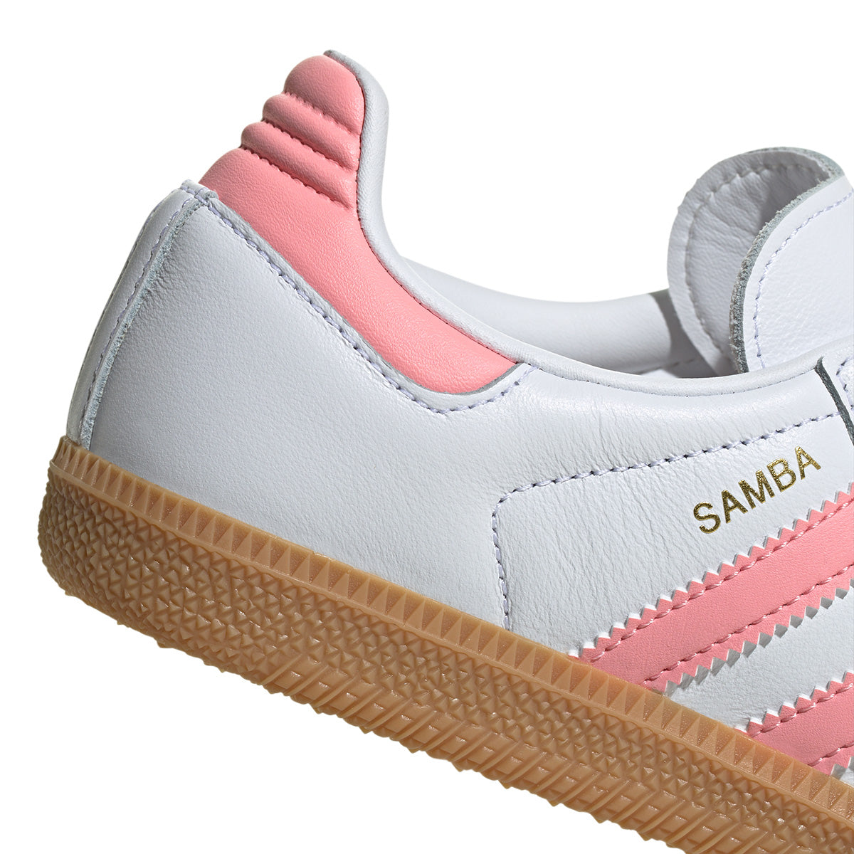Kids Samba OG Sneakers - White Semi Pink Spark | Comfortable & Stylish Shoes for Boys & Girls | Perfect for School, Sports & Casual Wear