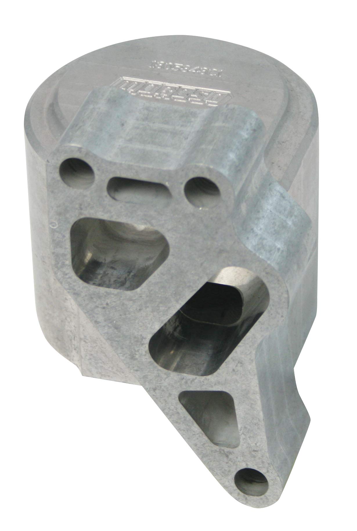 Moroso 27335 High-Performance Oil Cooler Header for International T444E Engine - Ideal for Heavy-Duty Trucks & Commercial Vehicles