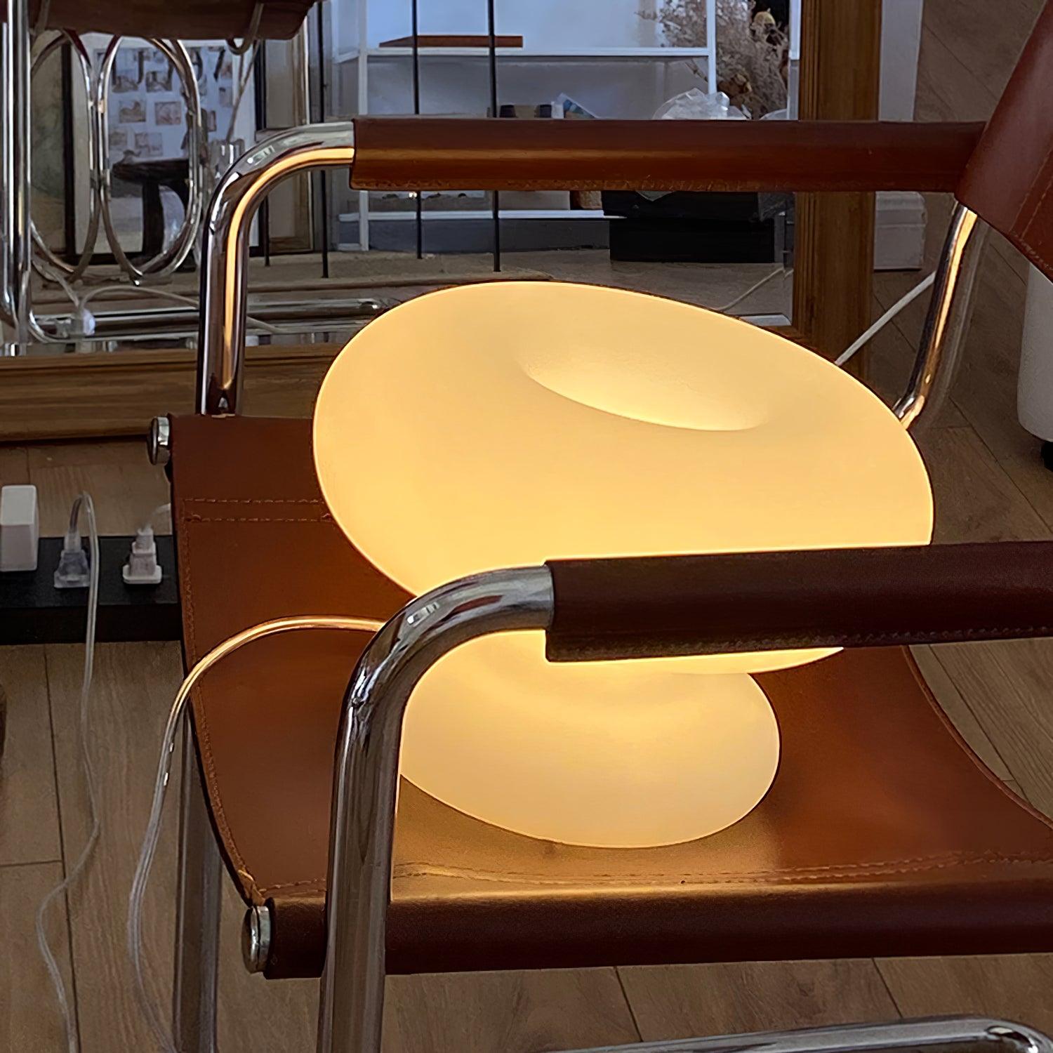 Modern Donut Table Lamp - Stylish & Decorative LED Night Light for Bedroom, Living Room, or Office - Perfect for Reading, Relaxing & Creating Cozy Ambiance
