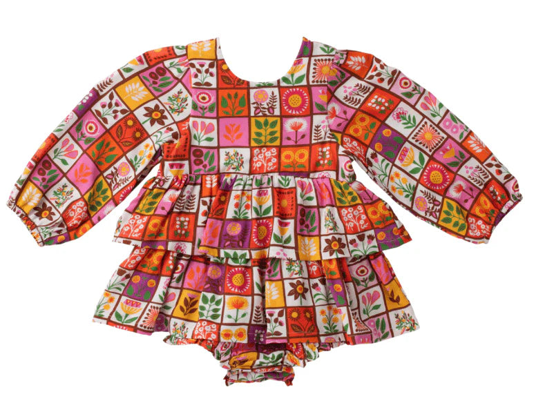 Briton Court Patchwork Goldie Bubble - Stylish and Comfortable Women's Fashion Top for Casual Outings and Date Nights