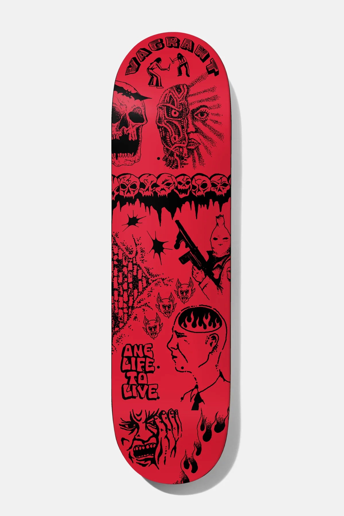 Baker Casper Black Book Deck 8.5 - Premium Skateboard Deck for Street & Park Skating | Durable Maple Wood Construction | Ideal for Tricks & Commuting