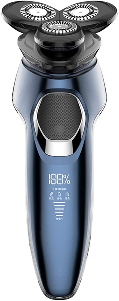 Premium Electric Razor for Men - Waterproof Cordless Rotary Shaver with Beard Trimmer & LED Display | USB Rechargeable for Wet/Dry Shaving | Perfect Travel Shaver for Husband, Dad | Ideal for Home, Office & Gym Use