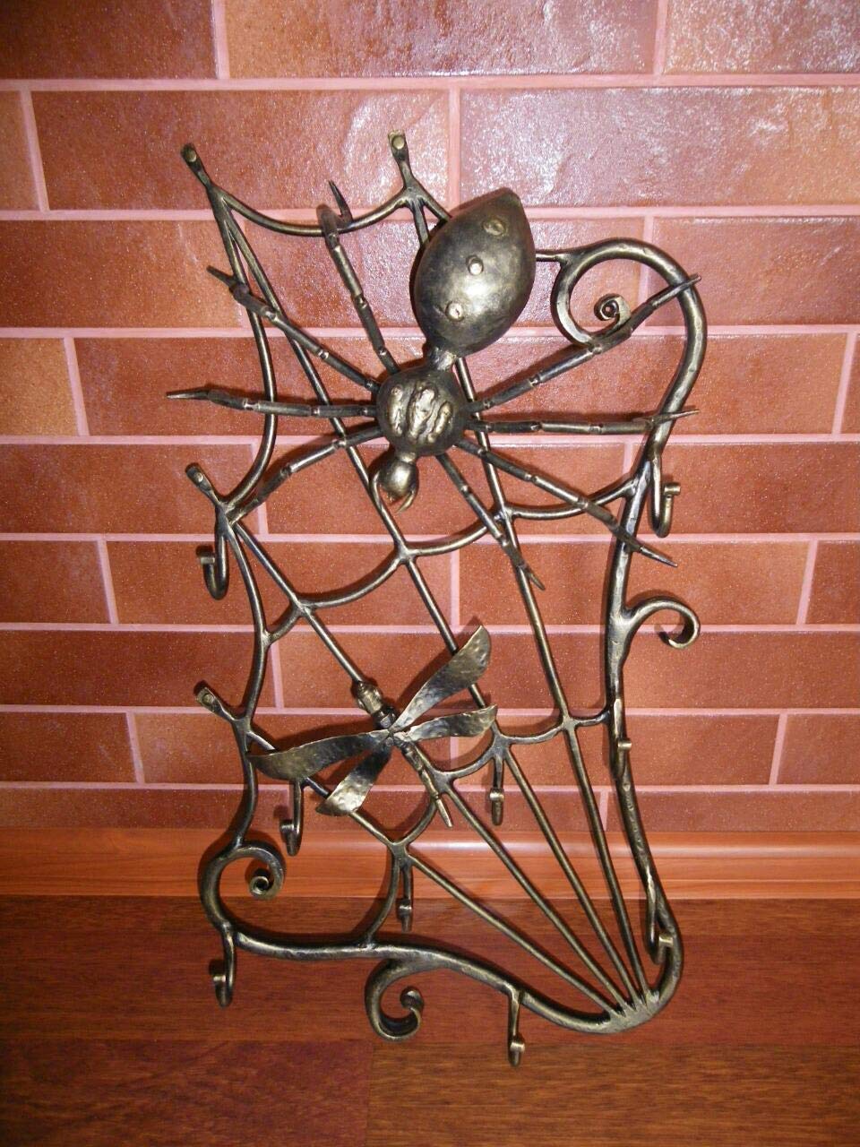 Wall Hooks & Decorative Hangers - Heavy Duty Coat Hooks, Towel Hooks & Kitchen Hooks for Home Organization | Spider Web & Dragonfly Wall Art for Living Room, Bedroom & Bathroom Decor