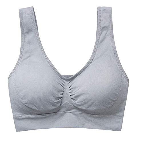 Super Comfy Sleep Bras for Women - 3 Pack Seamless Wireless Stretchy Sports Bras with Removable Padding - Perfect for Yoga, Lounge & Nighttime Comfort