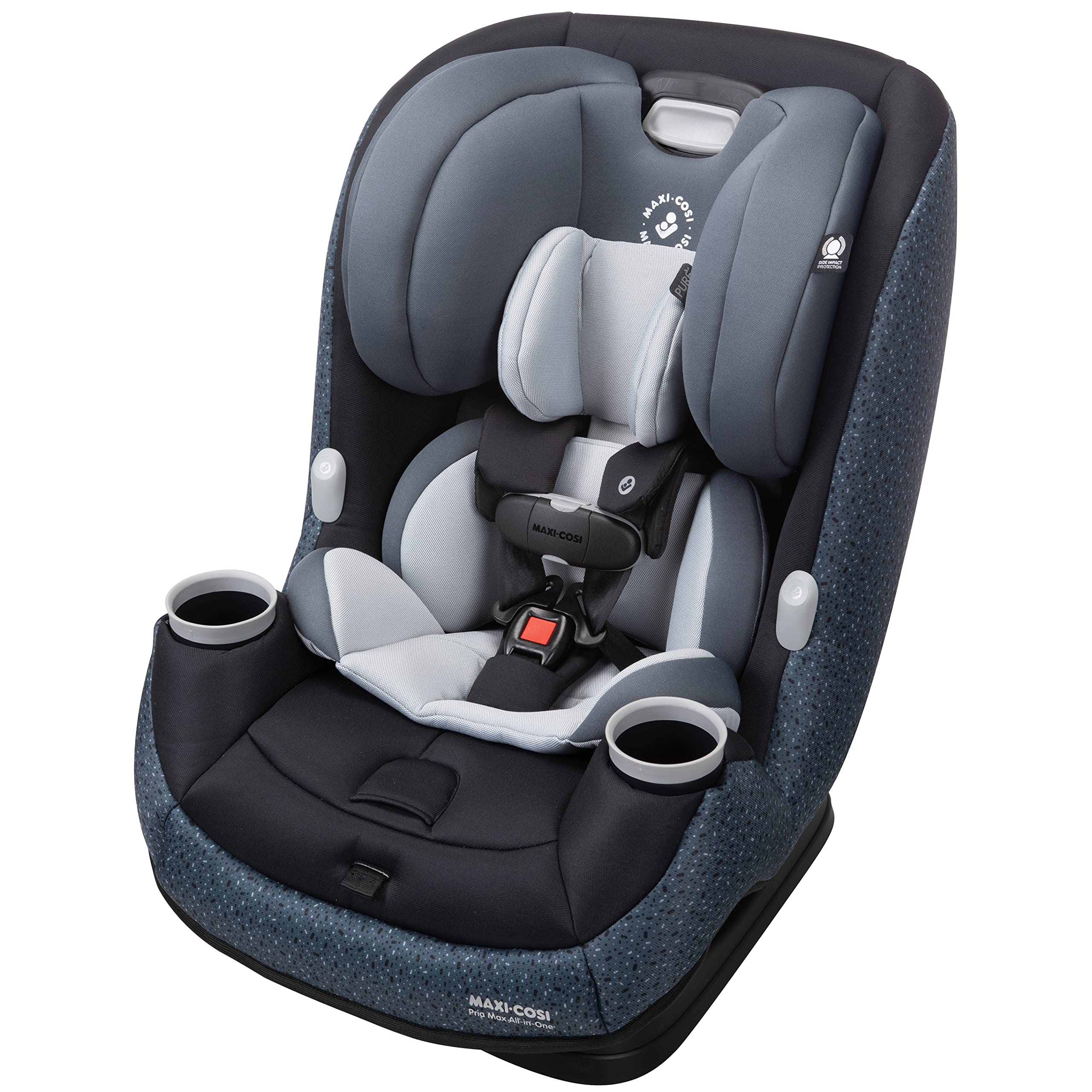 Maxi-Cosi Pria Max All-in-One Convertible Car Seat for Babies & Toddlers | Tetra Graphite - PureCosi | Safe & Comfortable for Travel, School & Family Road Trips