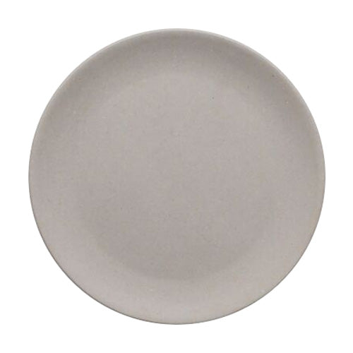 Arcata 070009 Eco-Friendly Bamboo Fiber Plate - 5.5 Inch Gray Compostable Dinner Plate for Parties, Picnics & Sustainable Living