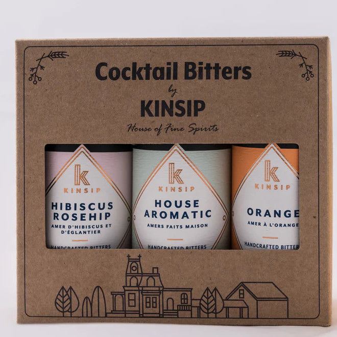 Premium Bar Basics 3-Piece Handcrafted Bitters Gift Set for Cocktails - Perfect for Home Bartenders, Mixologists & Cocktail Enthusiasts