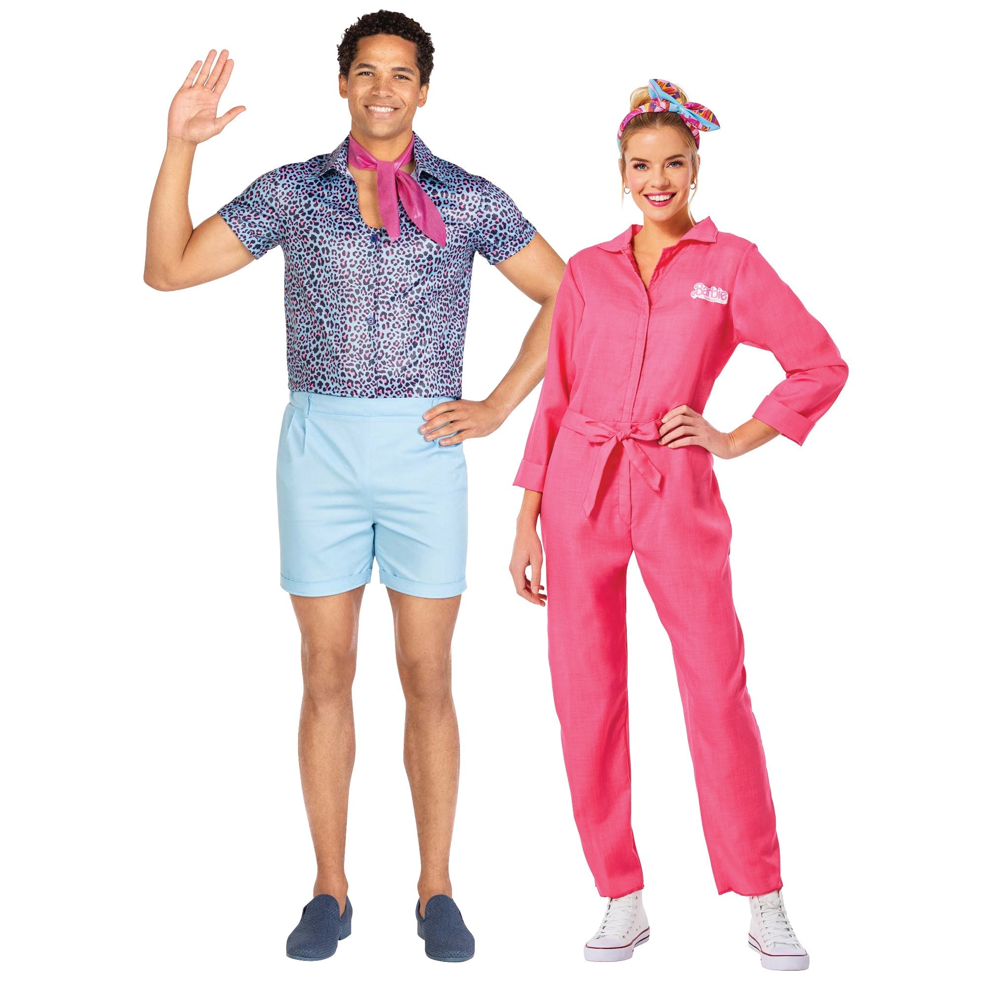 Barbie & Ken Couple Costume Set - Matching Halloween & Cosplay Outfits for Couples, Parties & Dress-Up Fun