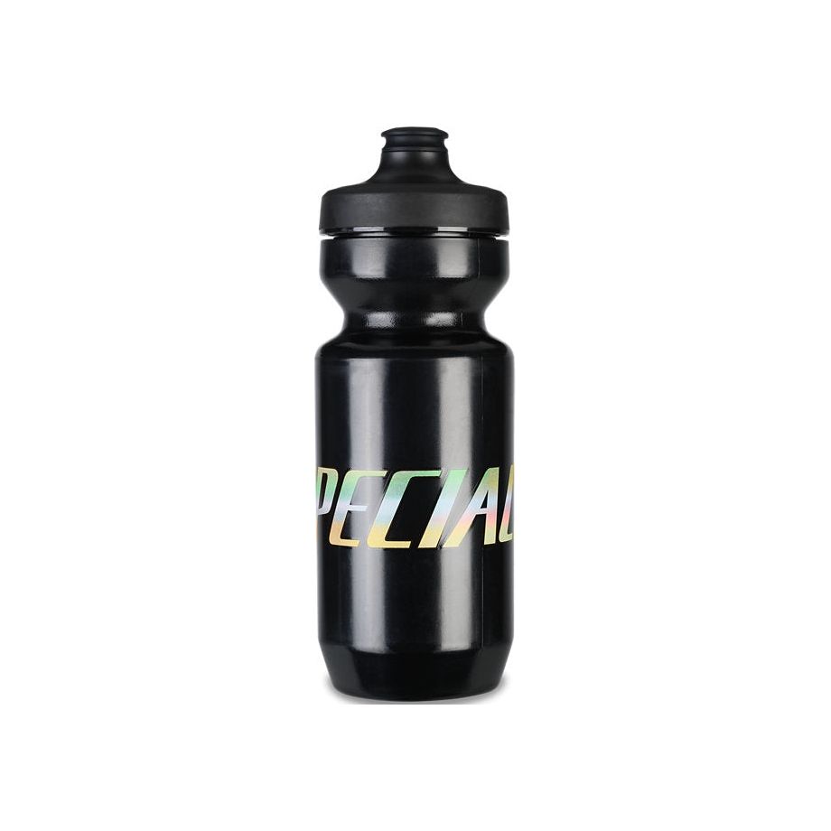 Specialized Purist WaterGate 22oz Water Bottle - Holographic Design for Cycling, Running & Outdoor Activities - BPA Free & Leak Proof Sports Bottle