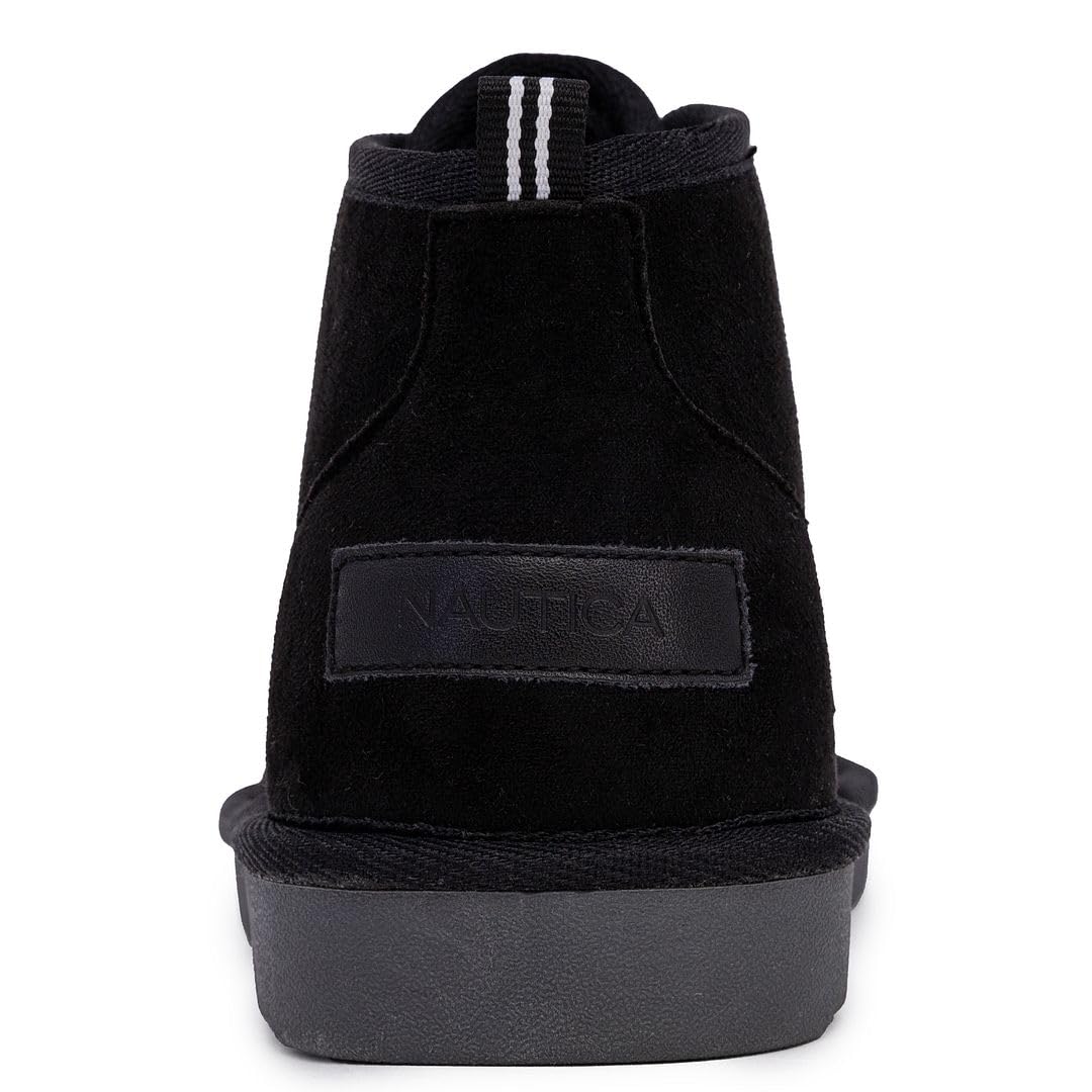 Nautica Kids' Sherpa Fur Snow Boots - Warm Winter Ankle Booties for Boys & Girls (Toddler, Little Kid, Big Kid) | Perfect for Snow Play, Winter Walks & Outdoor Adventures