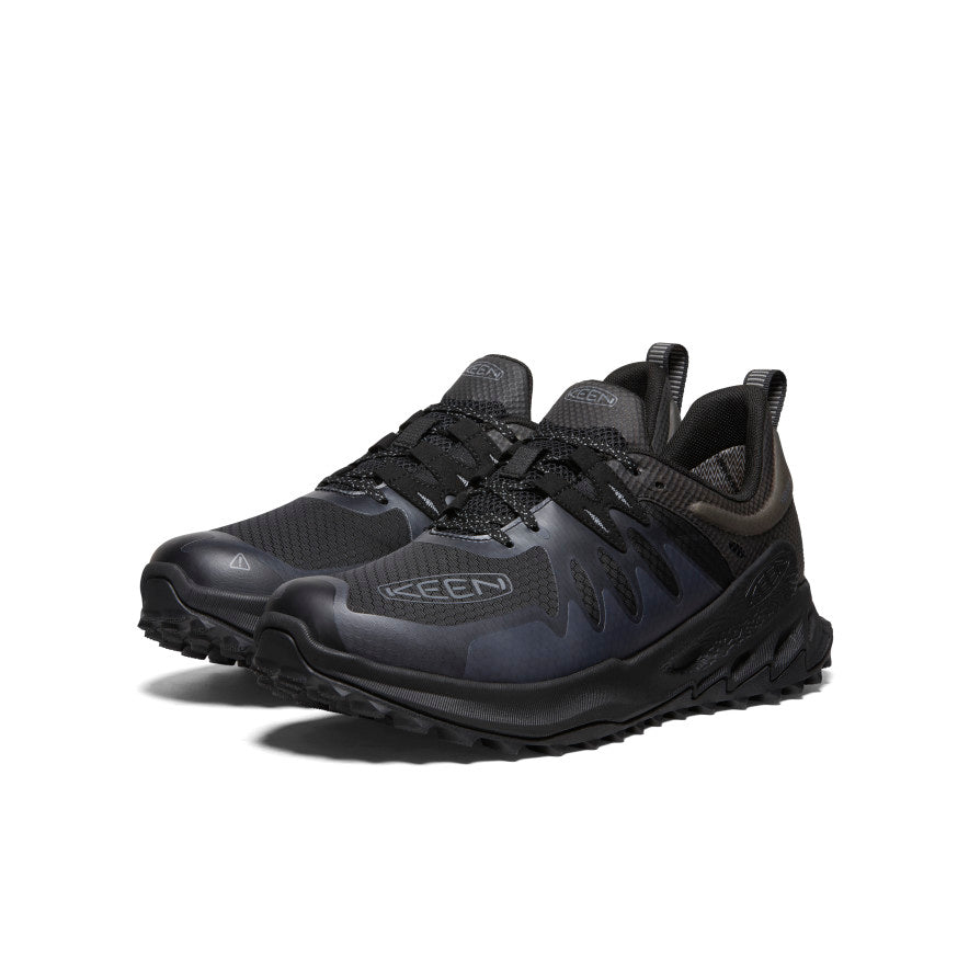 Men's Zionic Waterproof Hiking Shoes - Lightweight & Durable Outdoor Trekking Boots for Men | Black/Steel Grey | Perfect for Mountain Climbing, Trail Running & Camping Adventures