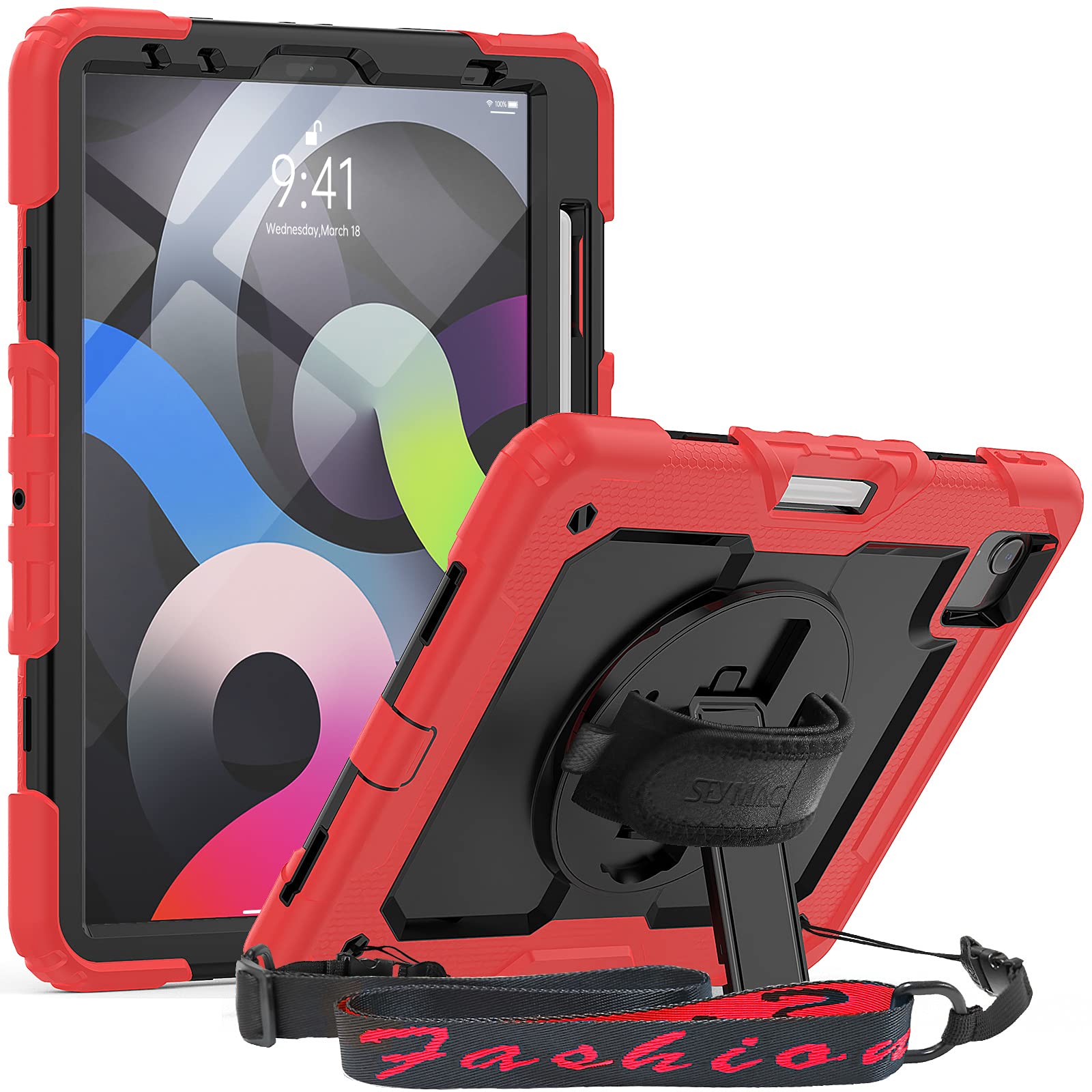 Premium Protective Case for iPad Air 4th Gen (10.9-inch 2020) & iPad Pro 11 (2021/2020/2018) - Slim Shockproof Cover with Auto Sleep/Wake - Perfect for Work, School & Travel