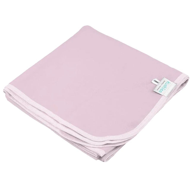 Kushies Soft Baby Receiving Blanket - Pink for Newborns & Infants - Perfect for Swaddling, Nursing, and On-the-Go Comfort