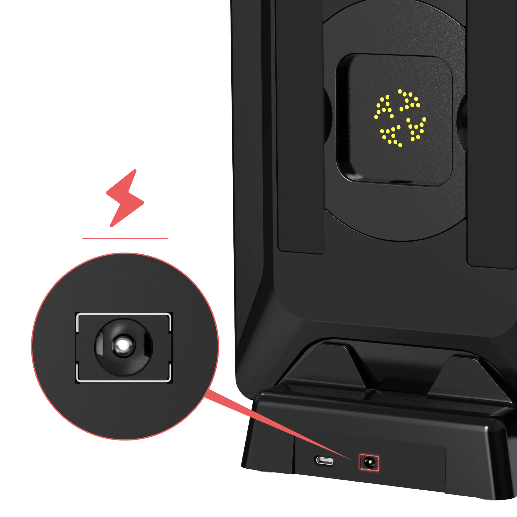 VersaGuard 6-Unit Pogo Pin Charging Dock Station for Multiple Devices - Perfect for Home, Office, and Retail Store Use