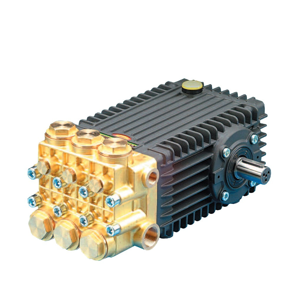 Interpump 66 Series T4018 High Pressure Pump - 5800 PSI, 4.75 GPM, Solid Shaft - Ideal for Industrial Cleaning, Agriculture & Construction Equipment