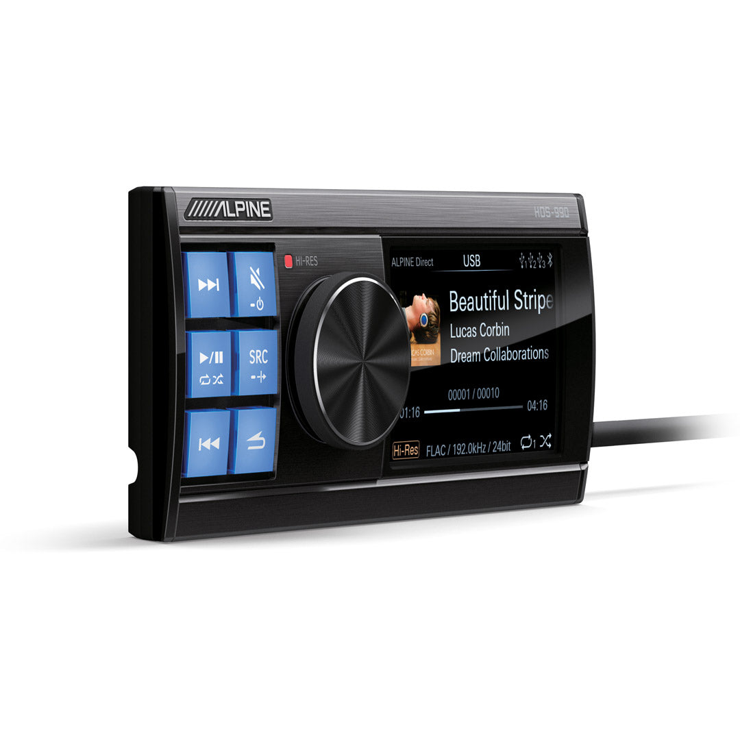 Alpine HDS 990 High Resolution Digital Media Player - Portable Hi-Fi Audio Device for Car, Home & Travel | Lossless Music Streaming & HD Sound Quality