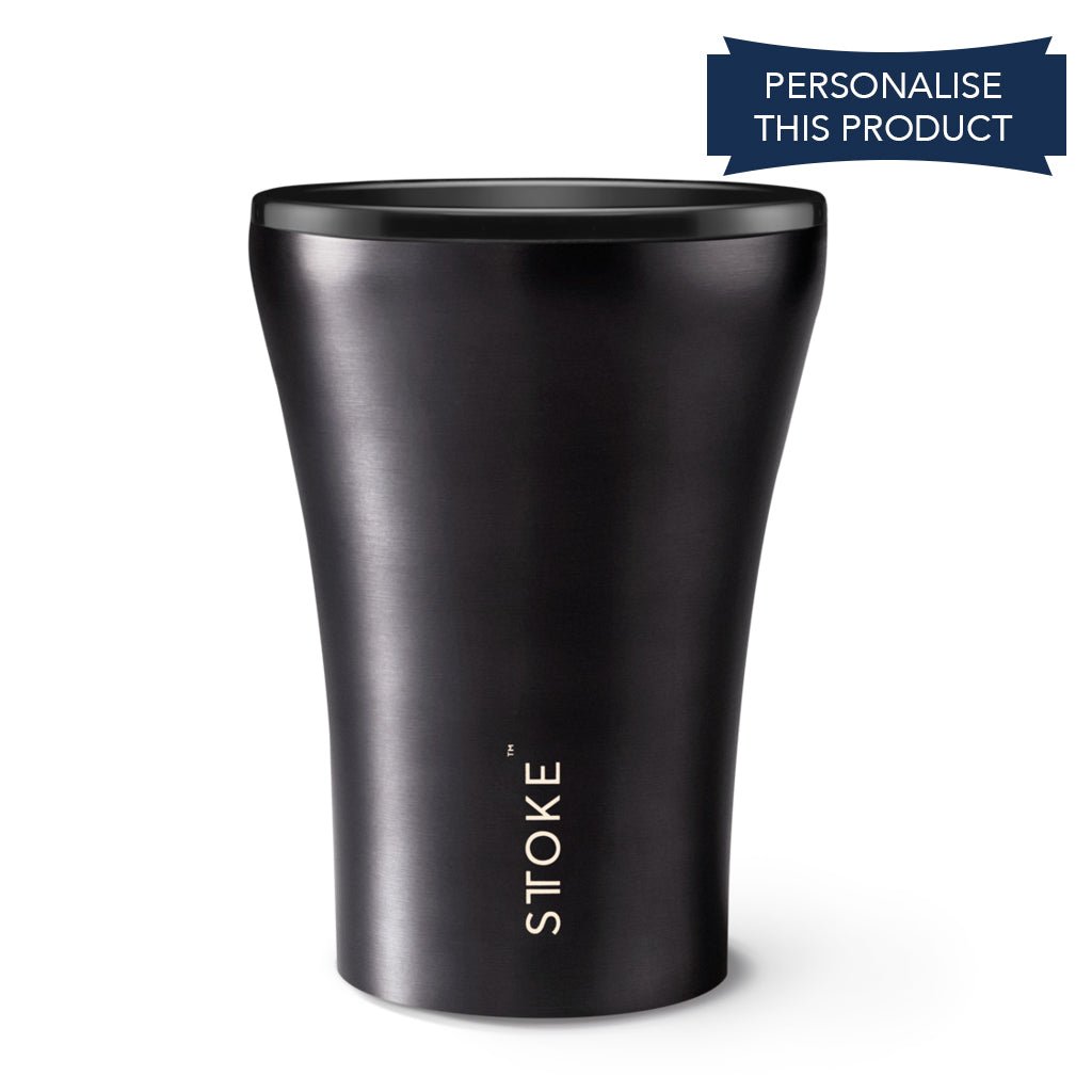 Sttoke 8oz Reusable Coffee Cup with Lid - Insulated Travel Mug for Hot & Cold Drinks - Perfect for Commuting, Camping, and Office Use